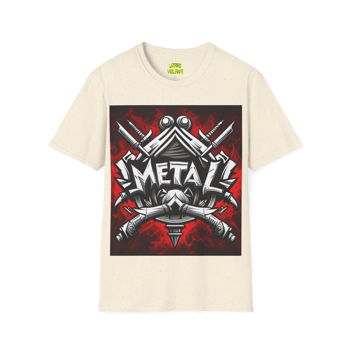 METAL True Unisex Softstyle T-Shirt - Lizard Vigilante