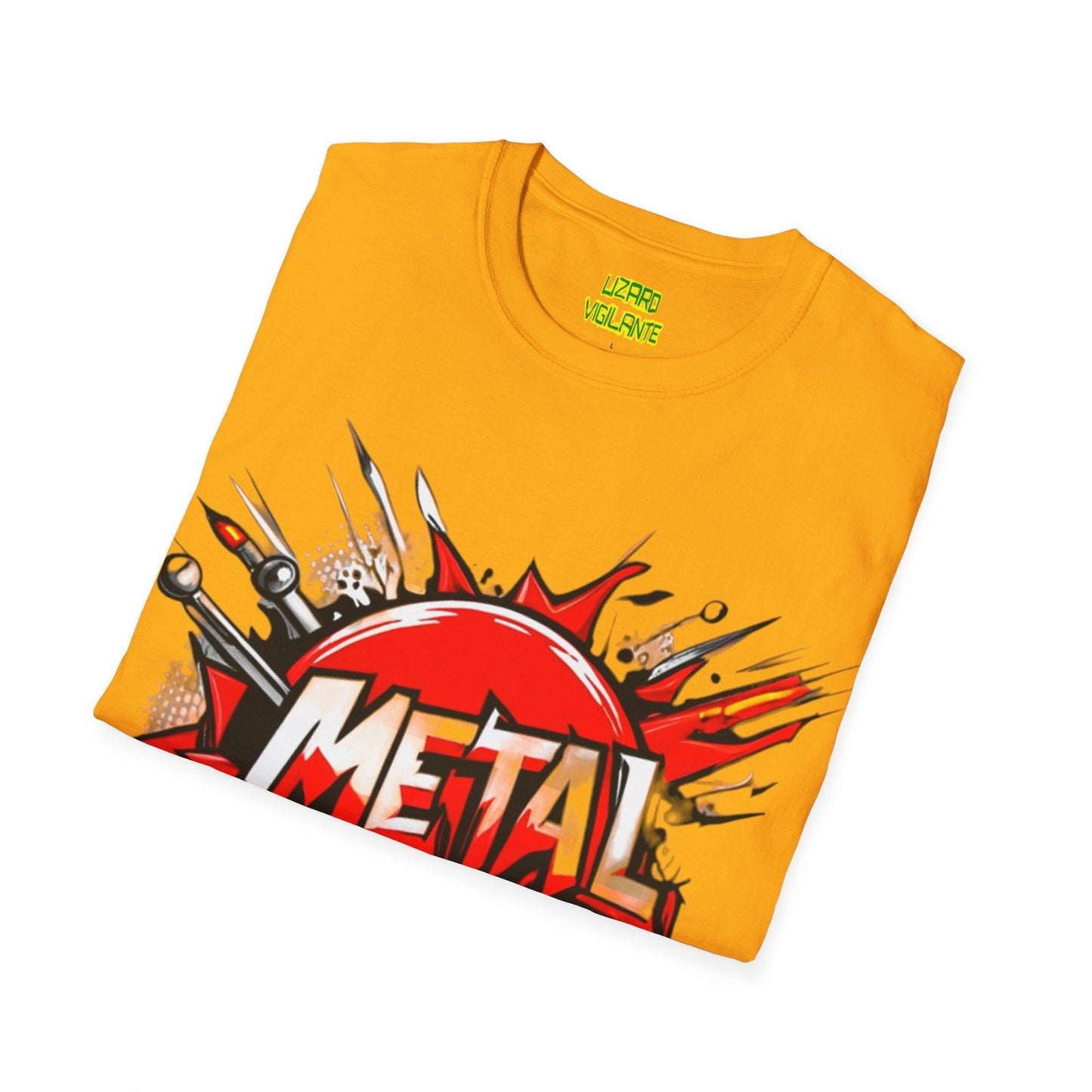 Metal Balls Unisex Softstyle T-Shirt - Lizard Vigilante