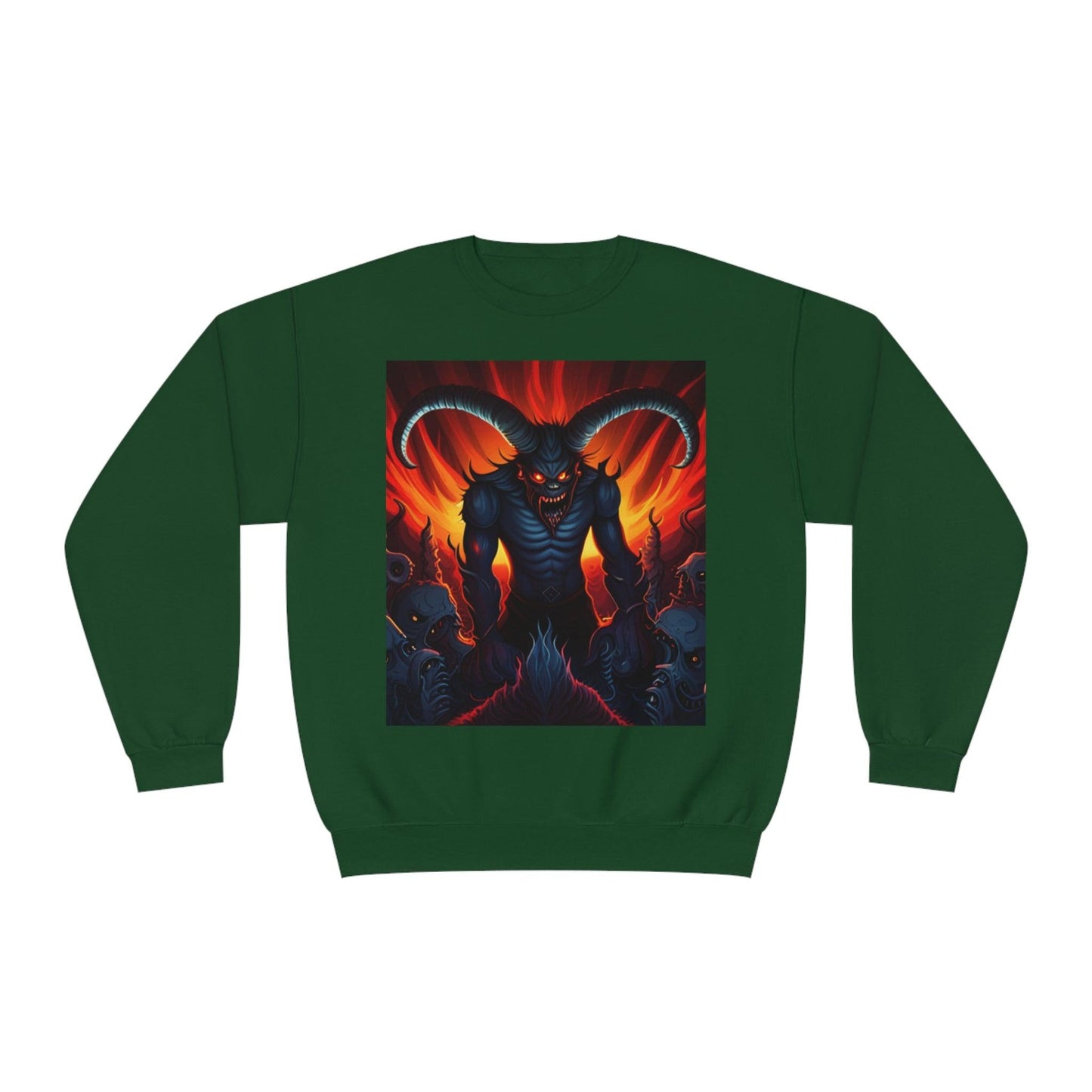 Horny Devil Unisex NuBlend® Crewneck Sweatshirt - Lizard Vigilante