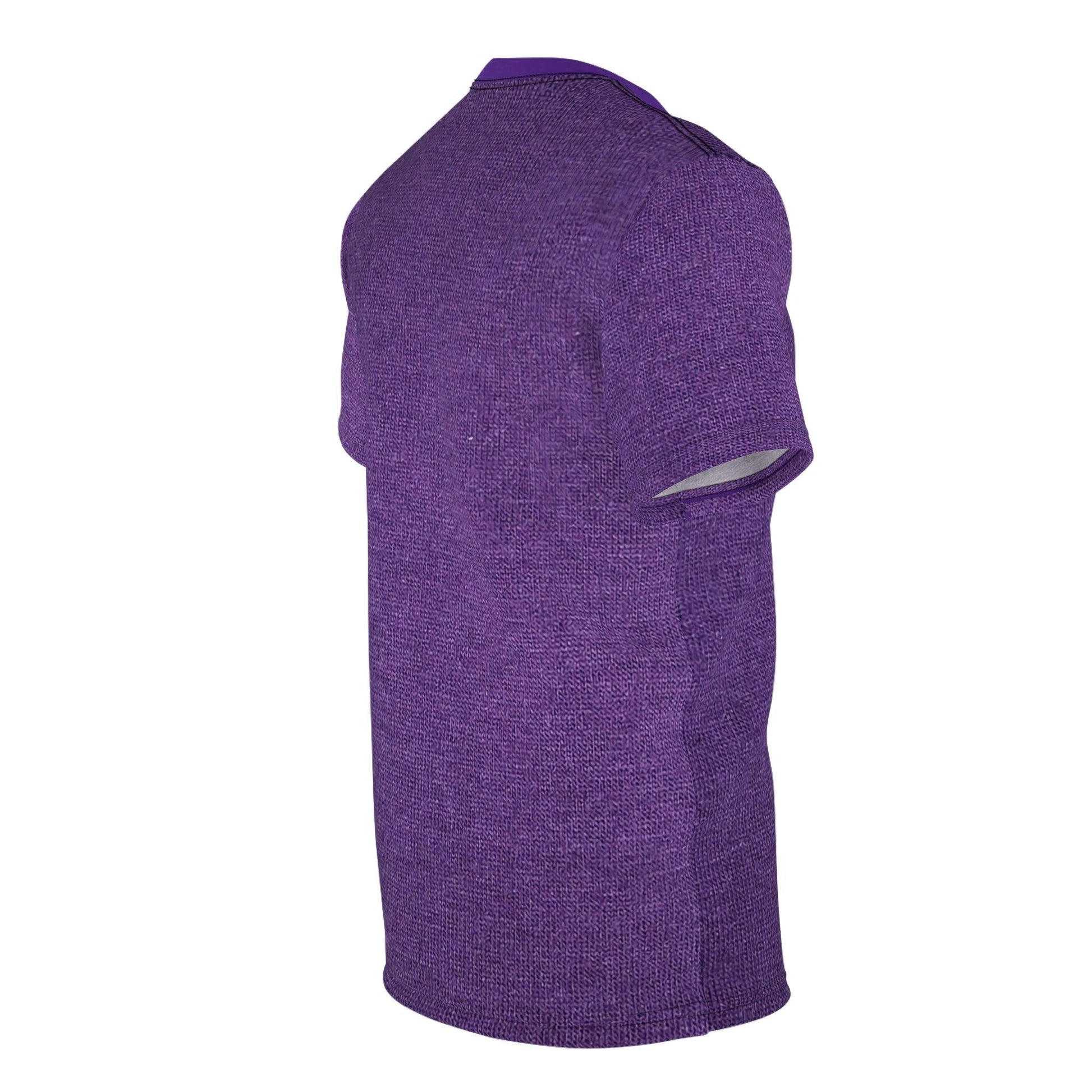 Faux Purple Silk Unisex Tee - Lizard Vigilante