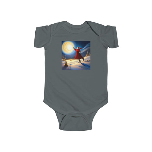 Tall Santa Infant Fine Jersey Bodysuit - Lizard Vigilante