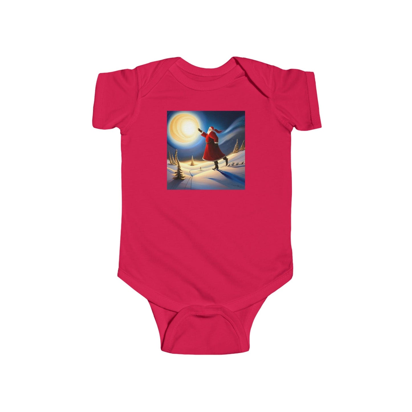 Tall Santa Infant Fine Jersey Bodysuit - Lizard Vigilante