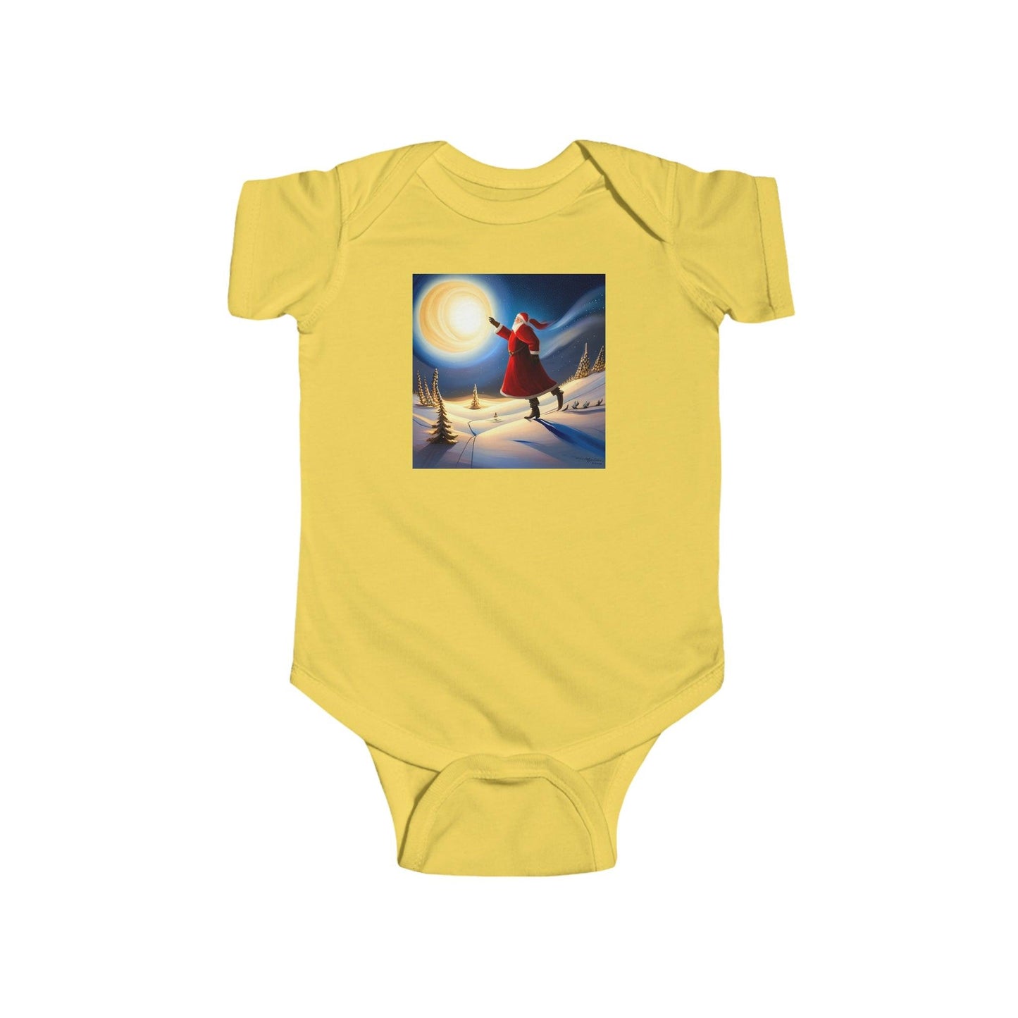 Tall Santa Infant Fine Jersey Bodysuit - Lizard Vigilante