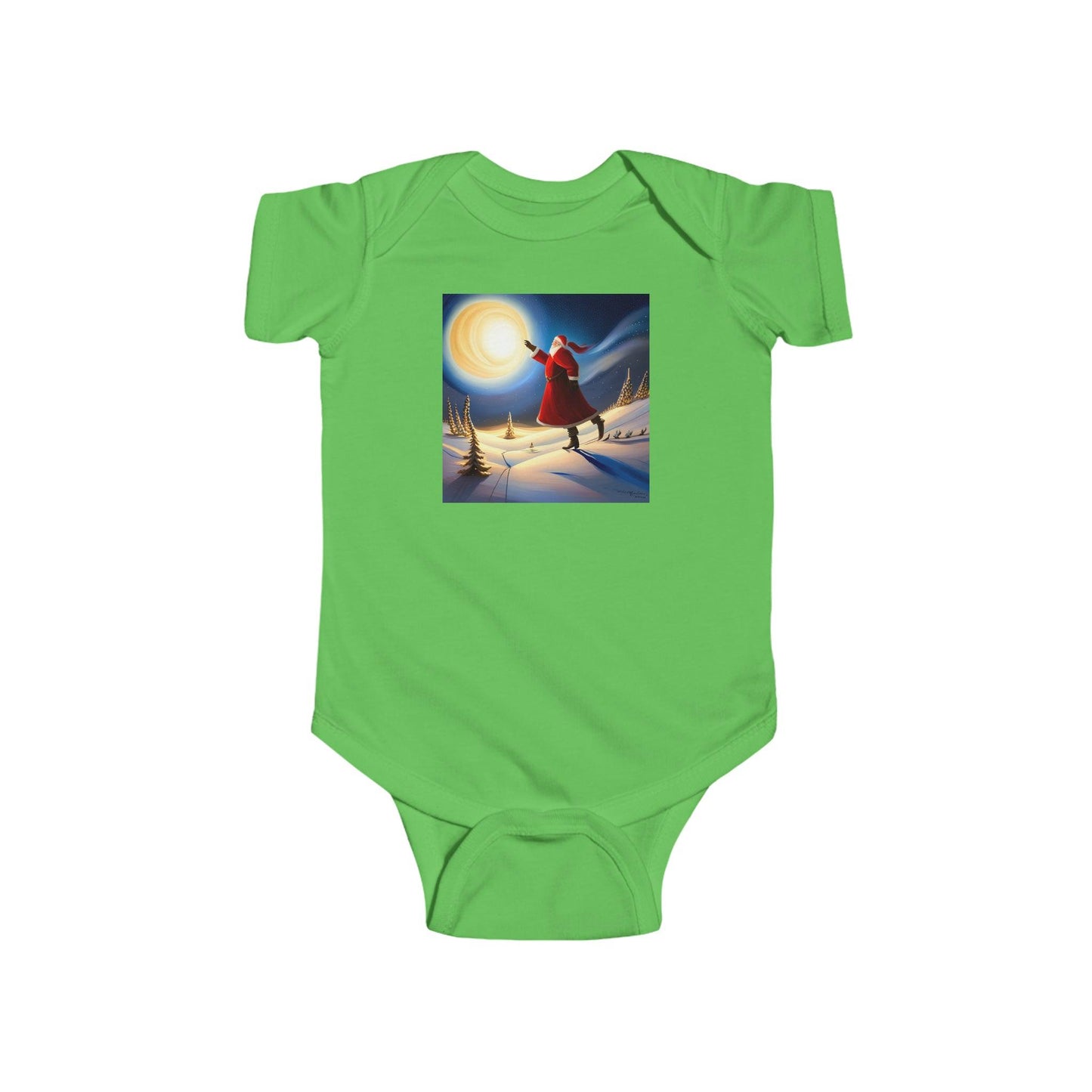 Tall Santa Infant Fine Jersey Bodysuit - Lizard Vigilante