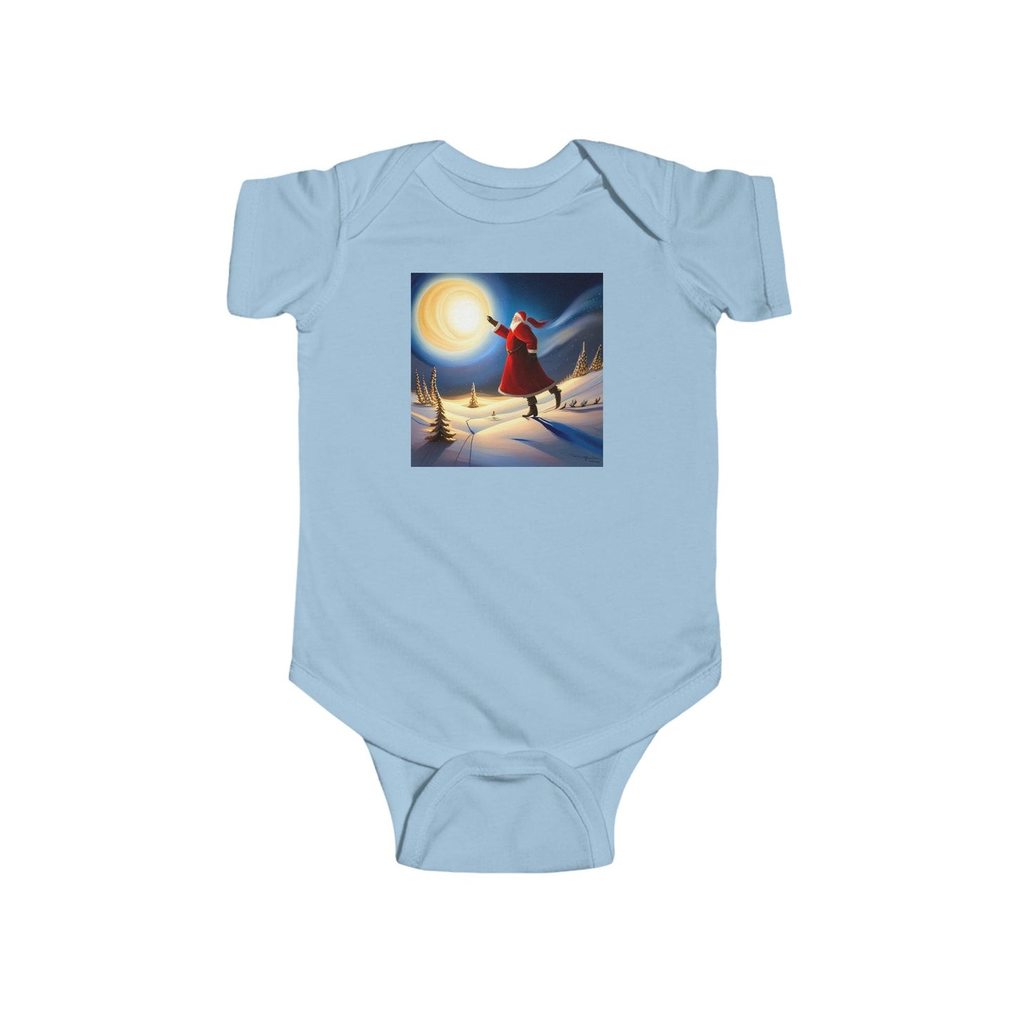 Tall Santa Infant Fine Jersey Bodysuit - Lizard Vigilante