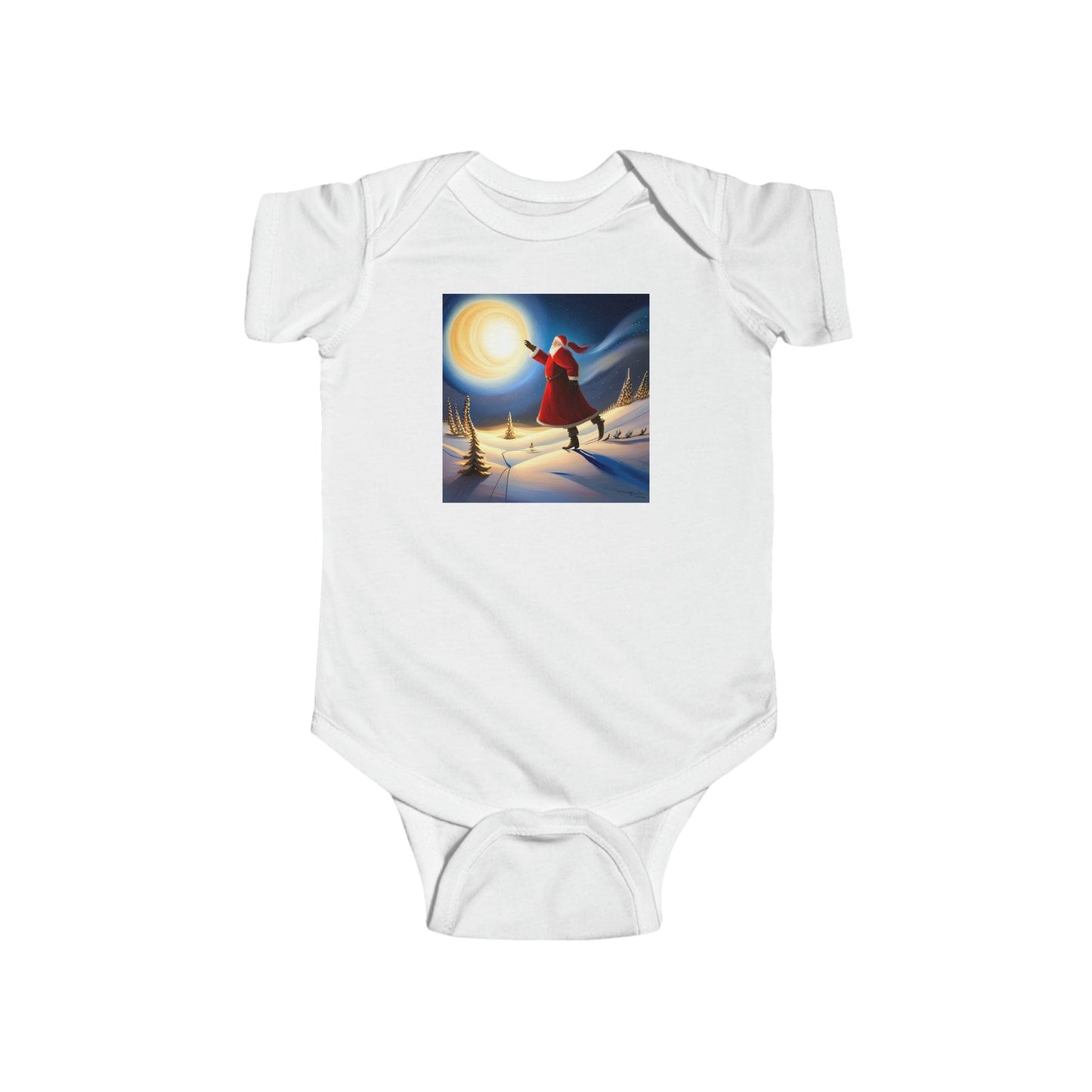 Tall Santa Infant Fine Jersey Bodysuit - Lizard Vigilante