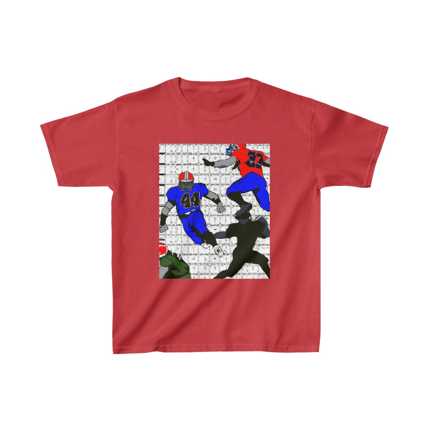 American Football Graphic Art Kids Heavy Cotton™ Tee - Lizard Vigilante