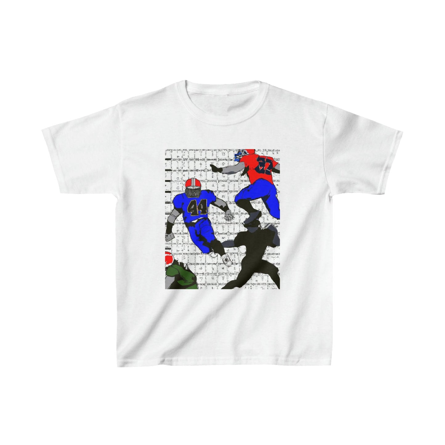 American Football Graphic Art Kids Heavy Cotton™ Tee - Lizard Vigilante