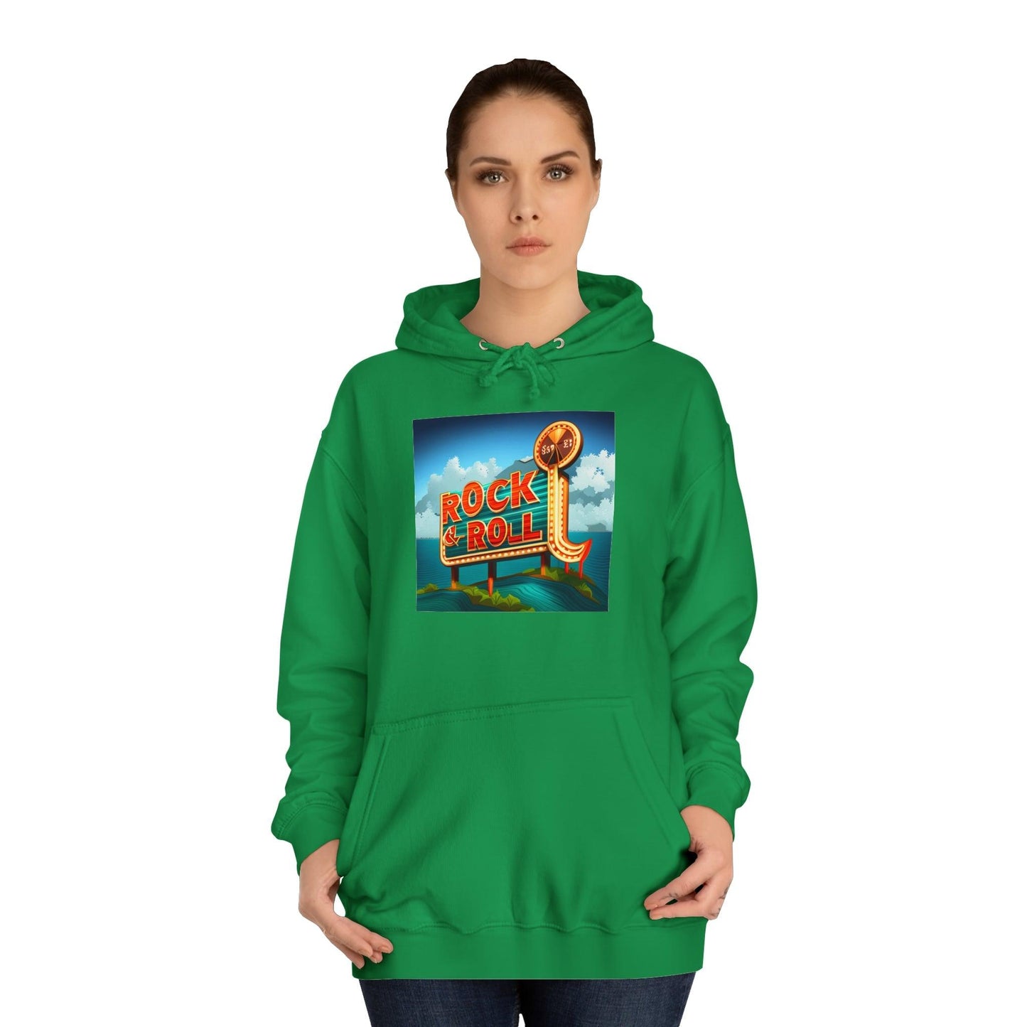 Rock & Roll Casino Unisex College Hoodie - Lizard Vigilante