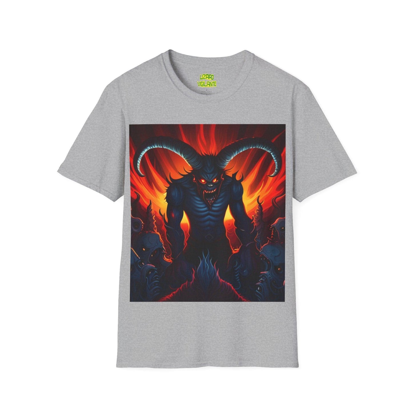 Horny Devil Unisex Softstyle T-Shirt - Lizard Vigilante