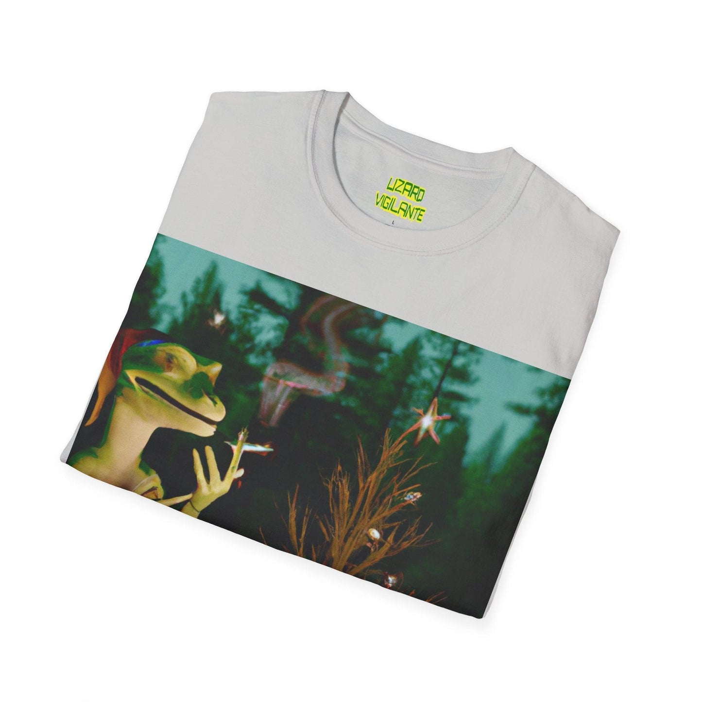 It's A Lizard Vigilante Xmas Unisex Softstyle T-Shirt - Lizard Vigilante