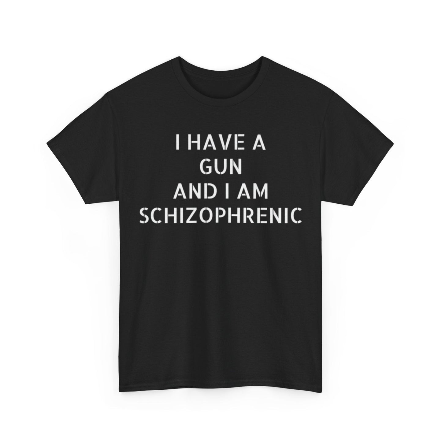 I have a gun and I am schizophrenic Funny Shirt