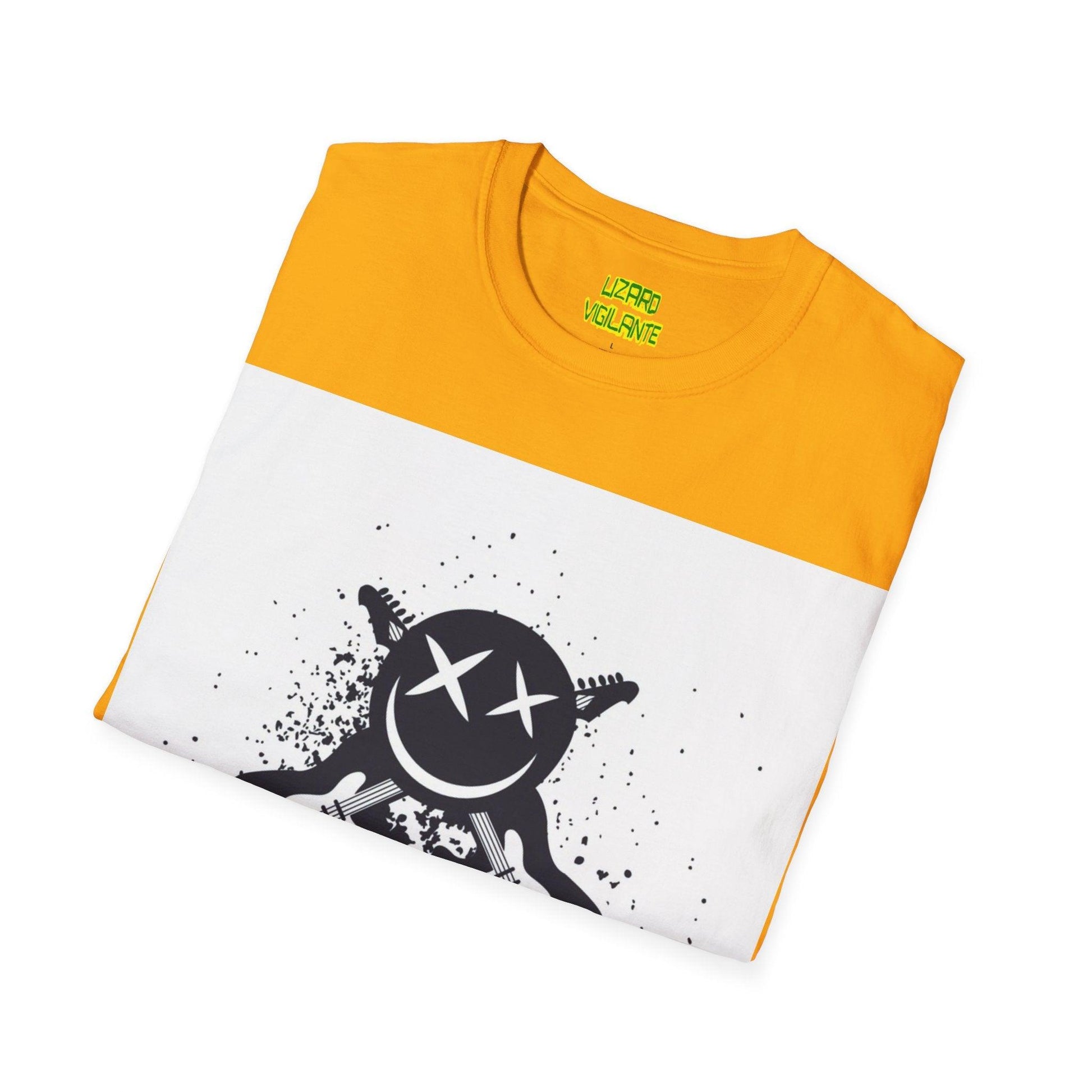 Smiley Rock Festival Unisex Softstyle T-Shirt - Lizard Vigilante