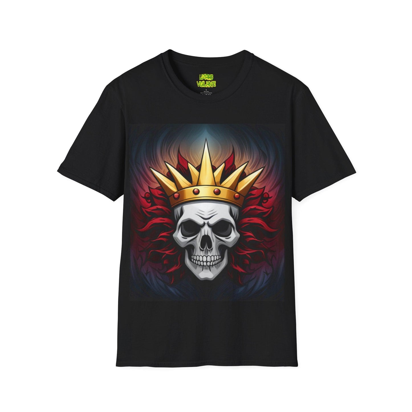 Skeleton King Unisex Softstyle T-Shirt - Lizard Vigilante