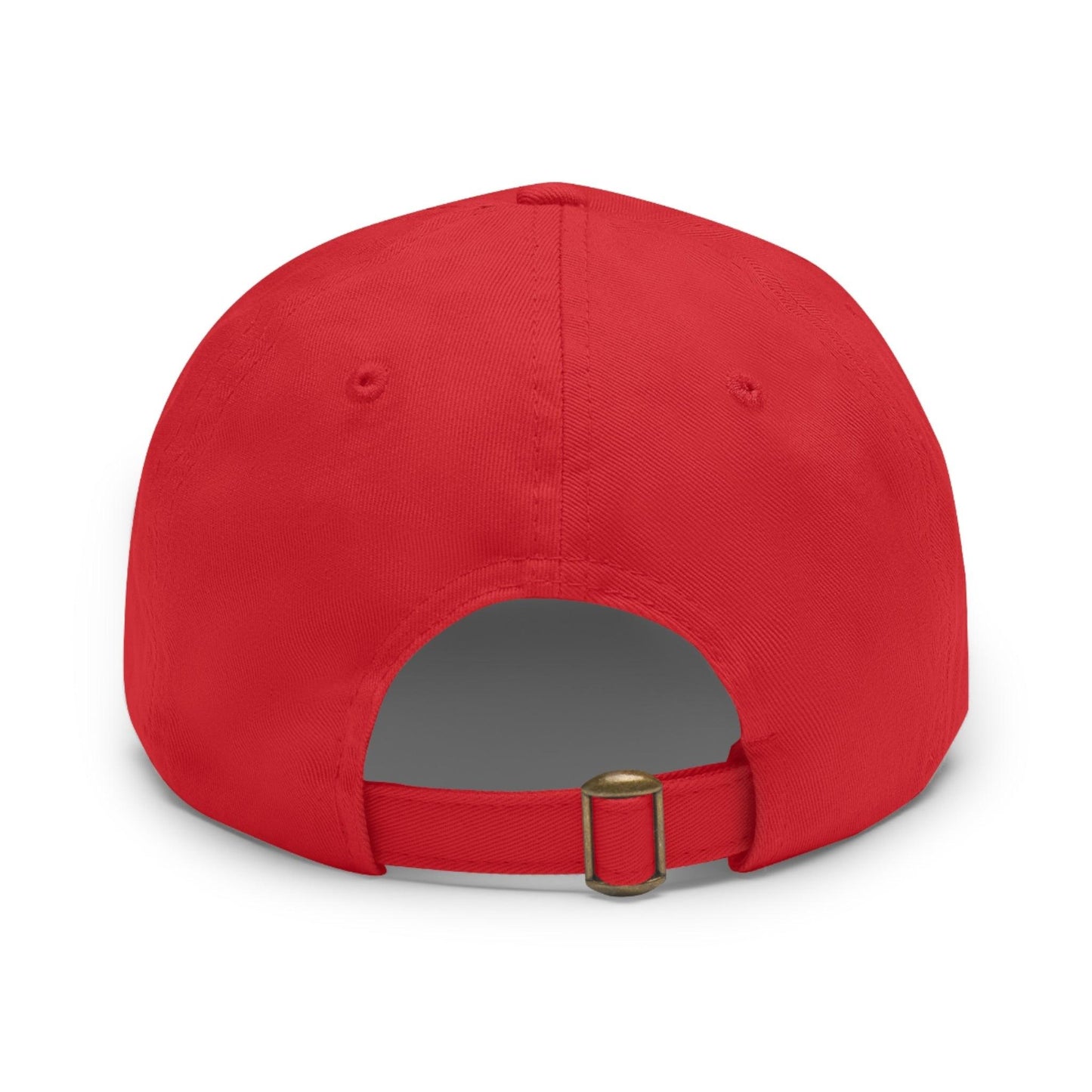 Horny Devil Dad Hat with Leather Patch (Rectangle) - Lizard Vigilante