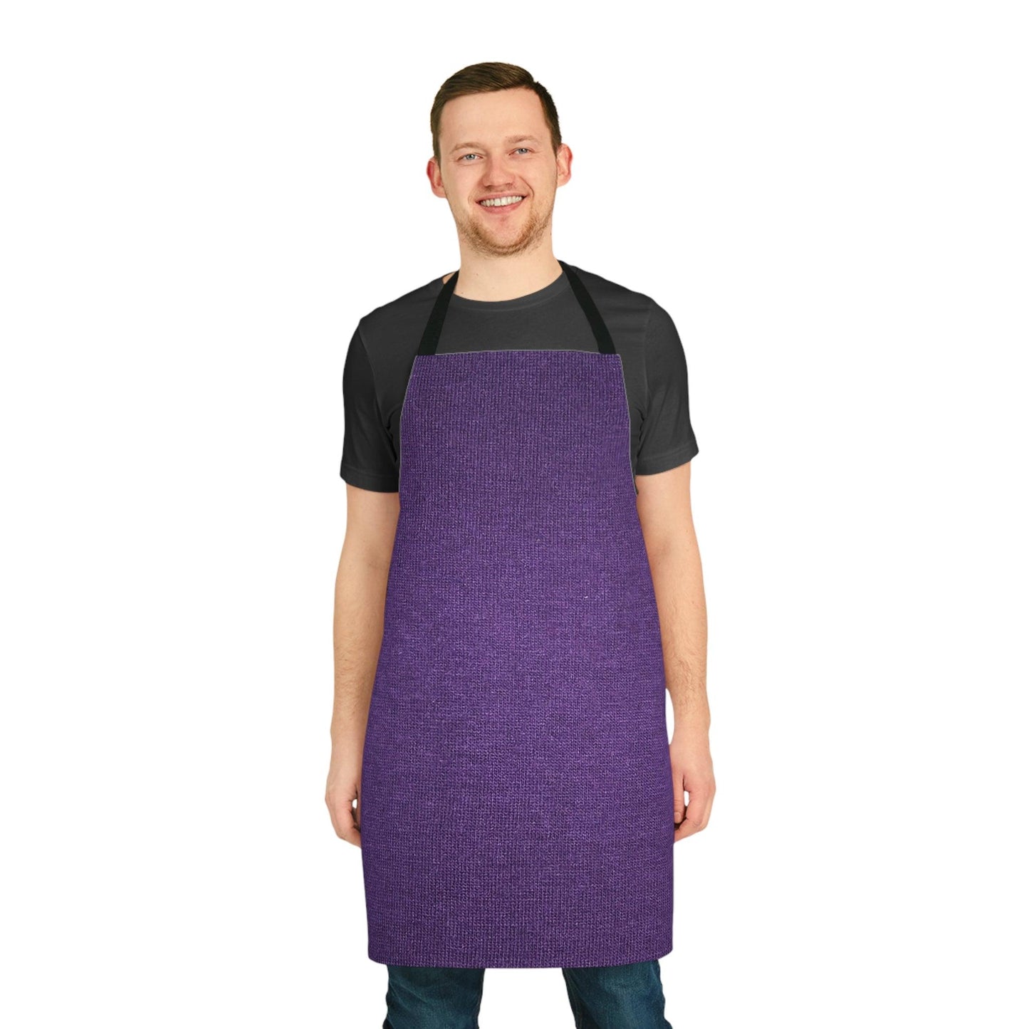 Faux Purple Silk Apron - Lizard Vigilante