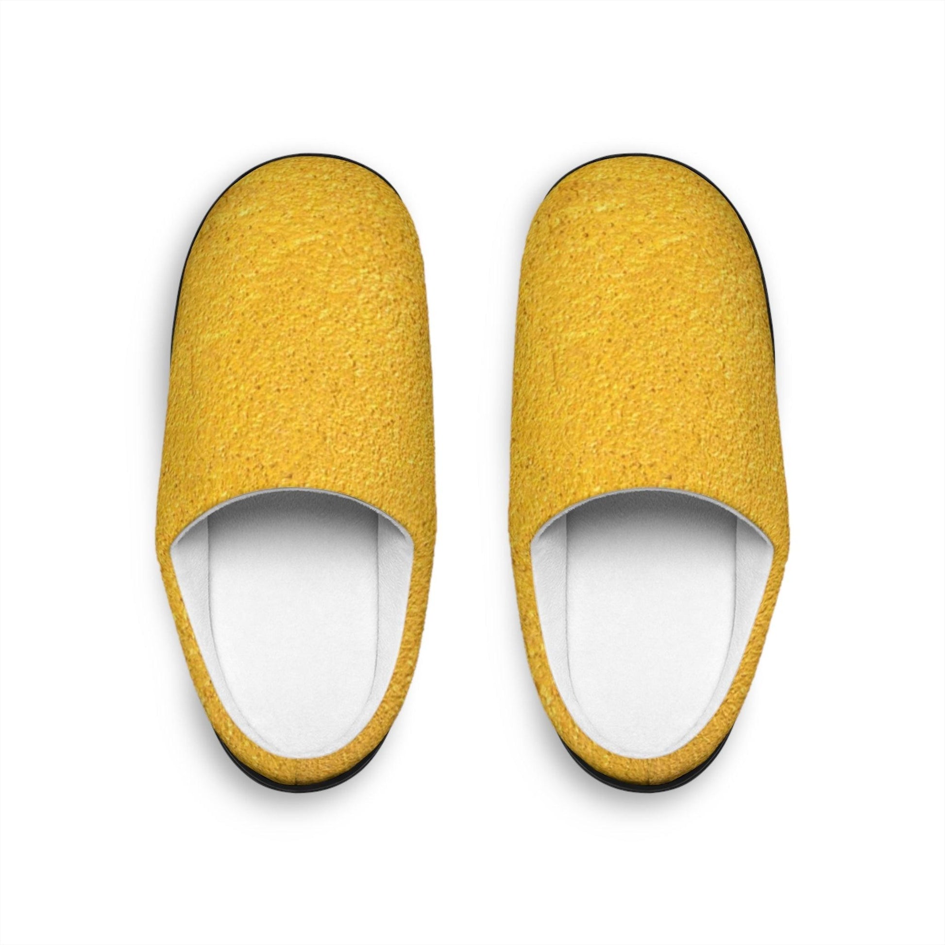 Faux Gold Cloth Women's Indoor Slippers - Lizard Vigilante