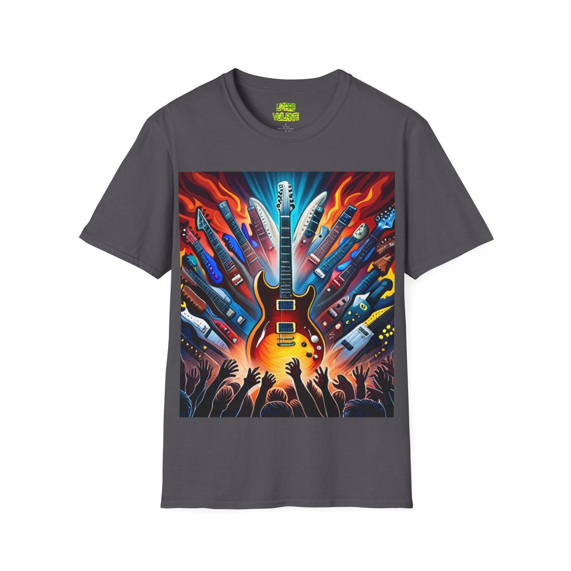 Electric Heroes Unisex Softstyle T-Shirt - Lizard Vigilante