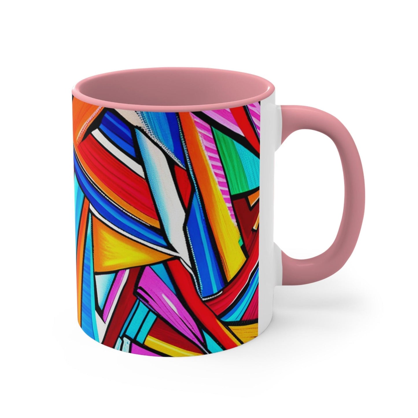 Geometrocide Accent Coffee Mug, 11oz - Lizard Vigilante