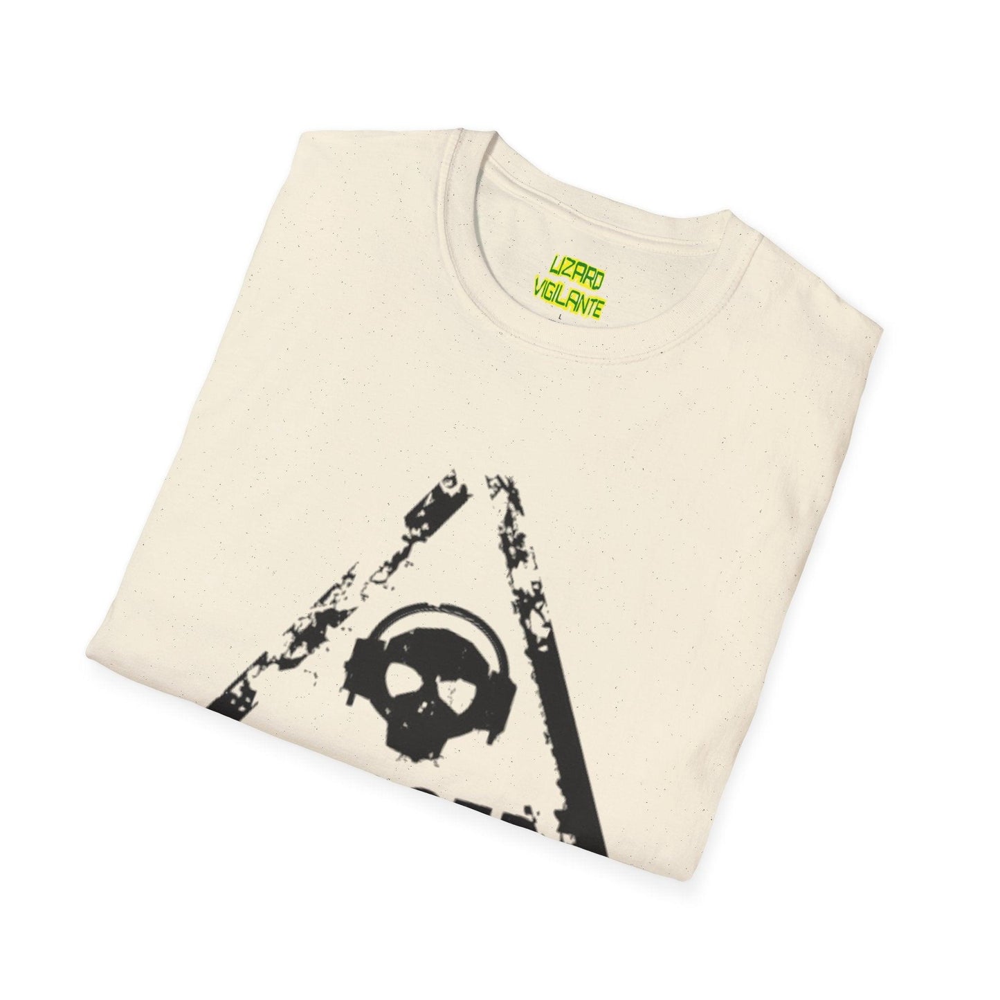 Danger Skull Unisex Softstyle T-Shirt - Lizard Vigilante