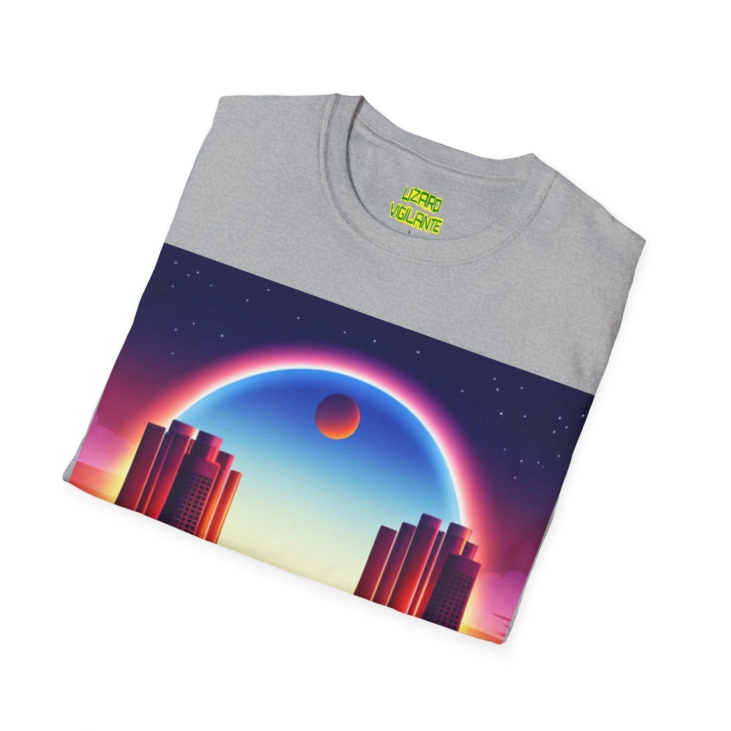 Eclipsed Won Unisex Softstyle T-Shirt - Lizard Vigilante