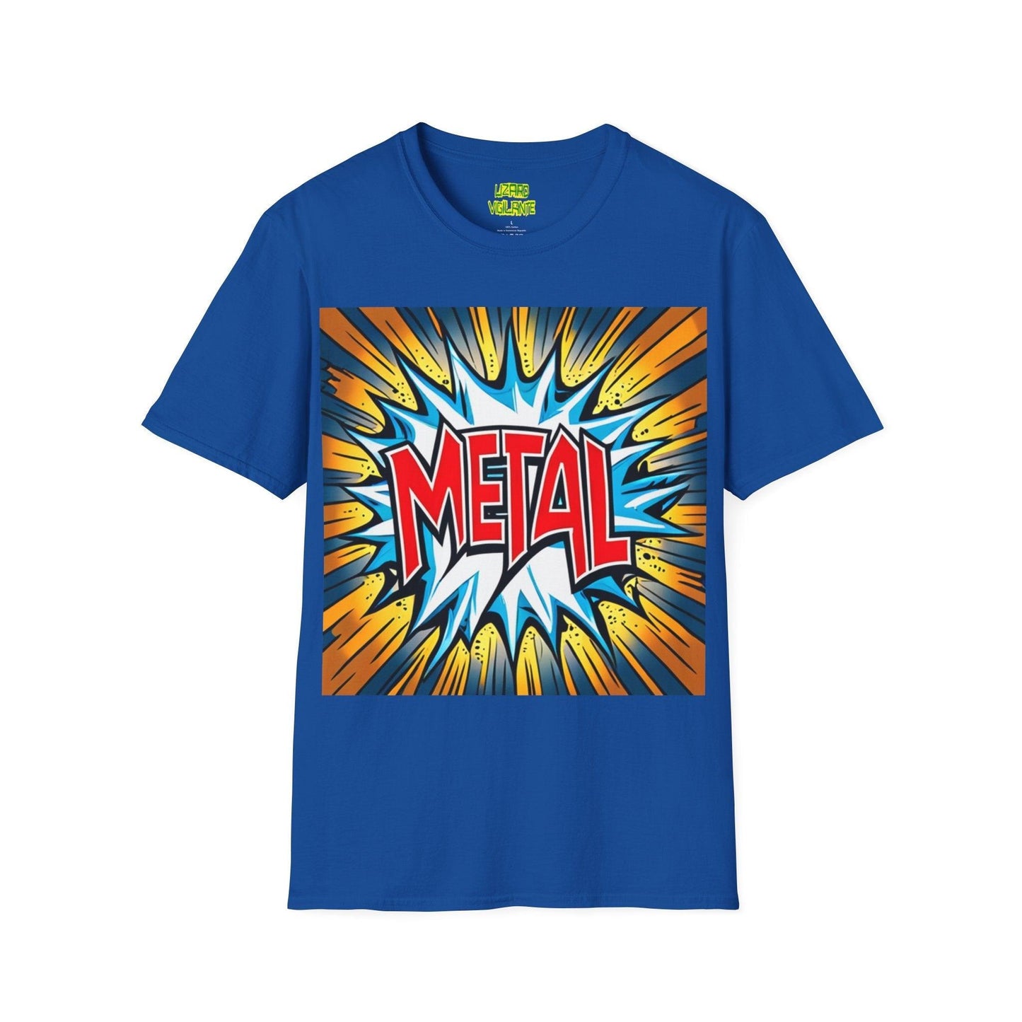 METAL Blasted Unisex Softstyle T-Shirt - Lizard Vigilante