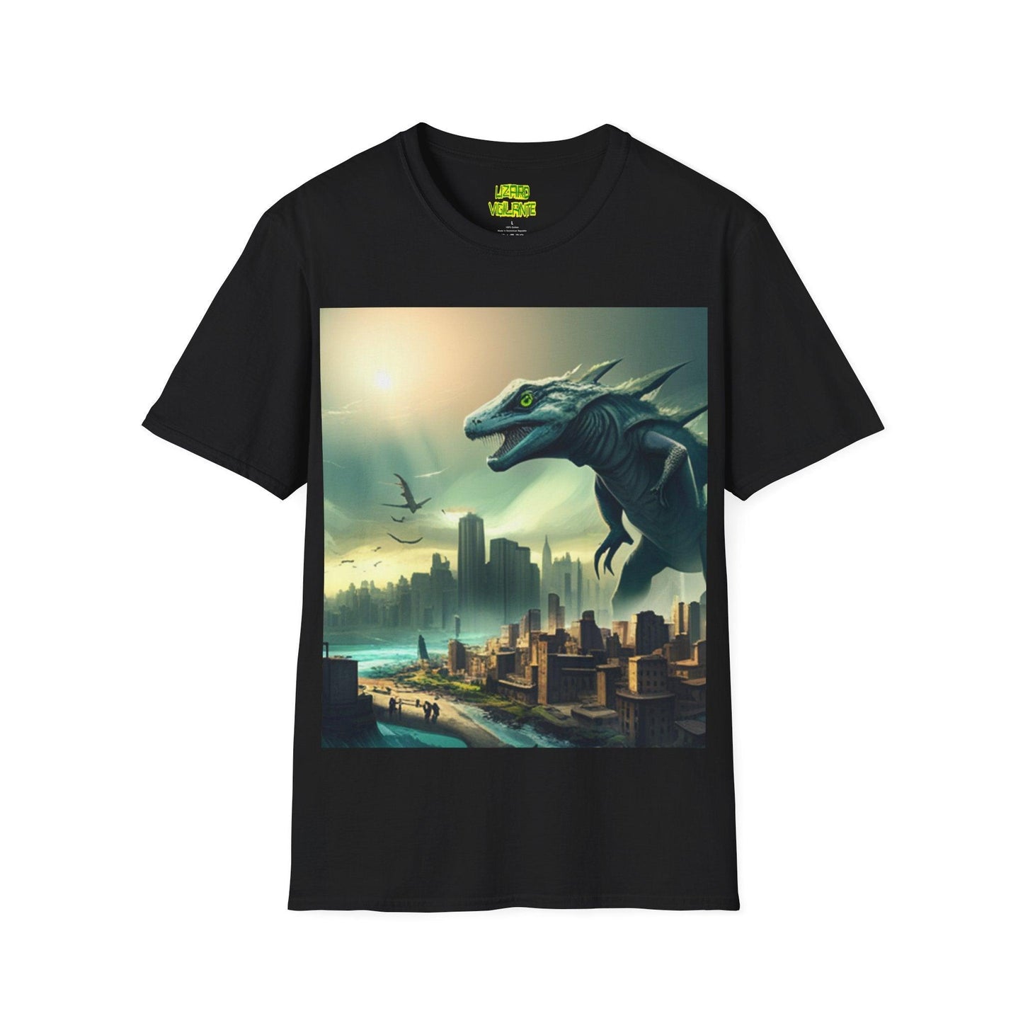 City Lizard Unisex Softstyle T-Shirt - Lizard Vigilante