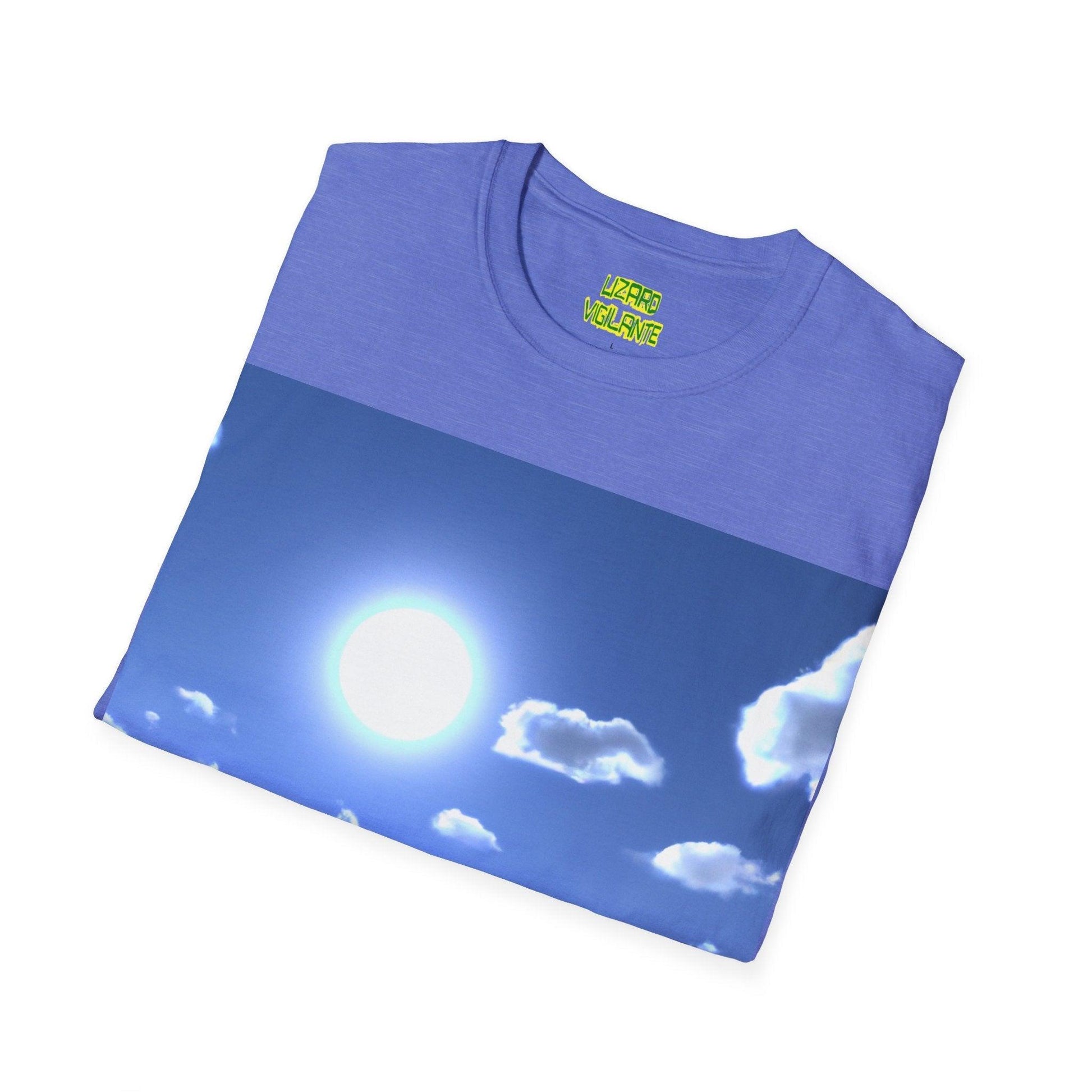 Sailing Sunlight Graphic Unisex Softstyle T-Shirt - Lizard Vigilante