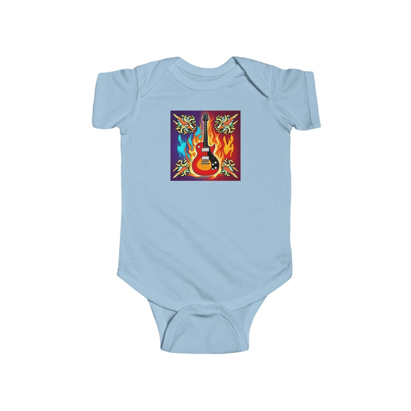 Electric Guitar Infant Fine Jersey Bodysuit - Lizard Vigilante