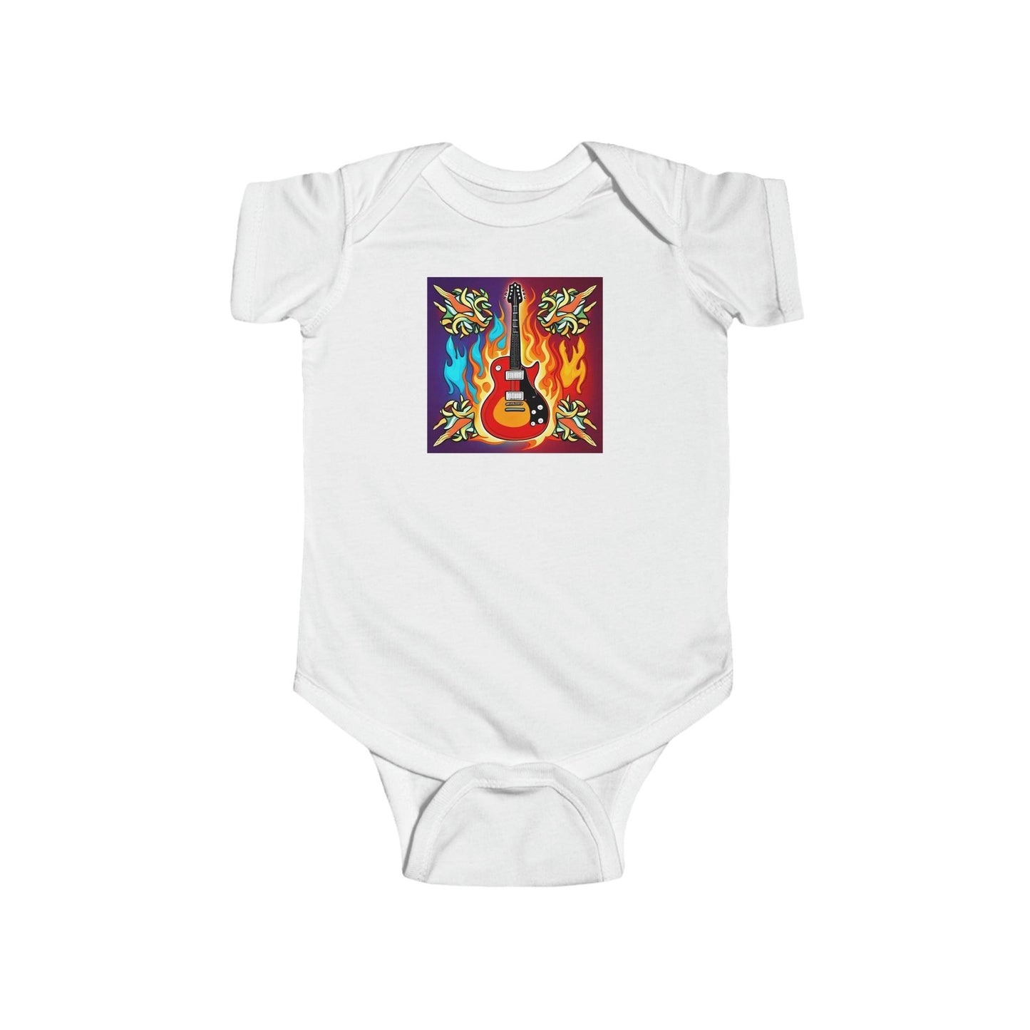 Electric Guitar Infant Fine Jersey Bodysuit - Lizard Vigilante