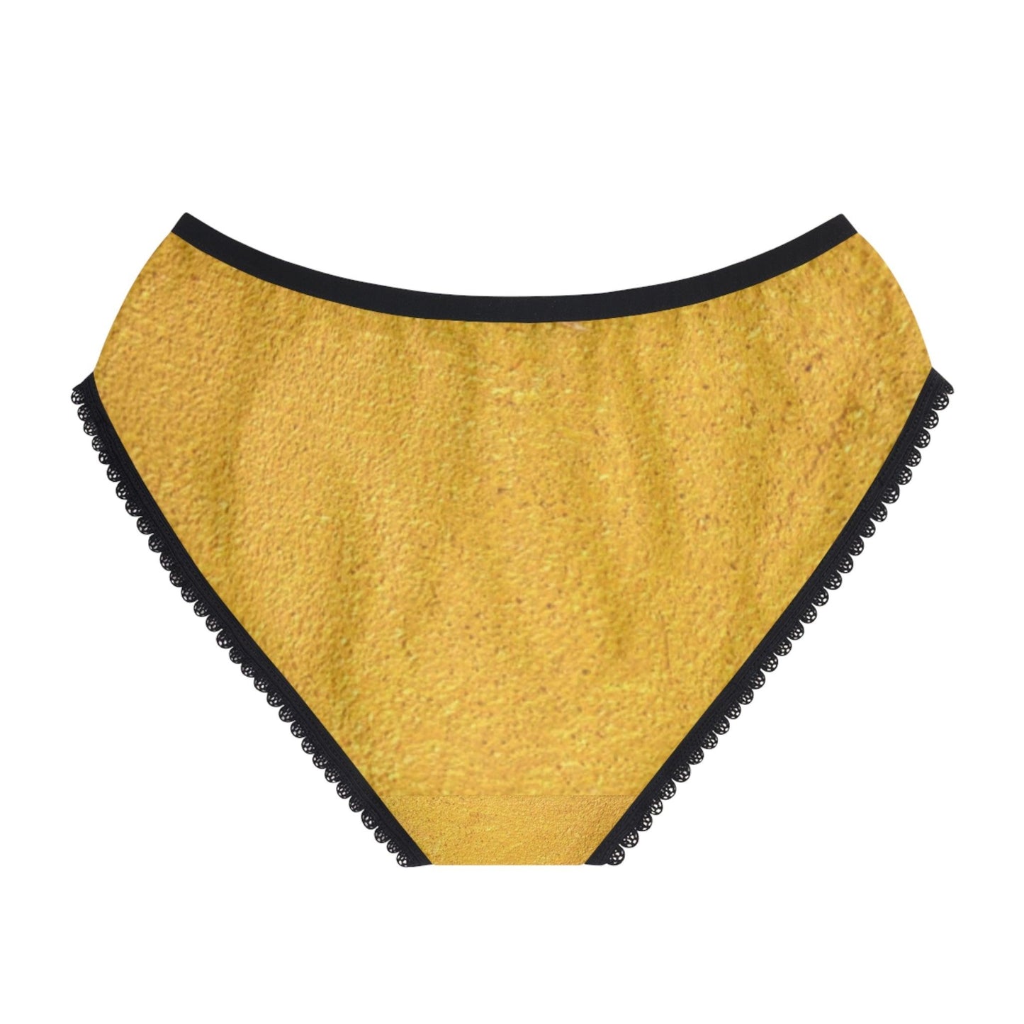 Faux Gold Cloth Women's Briefs - Lizard Vigilante