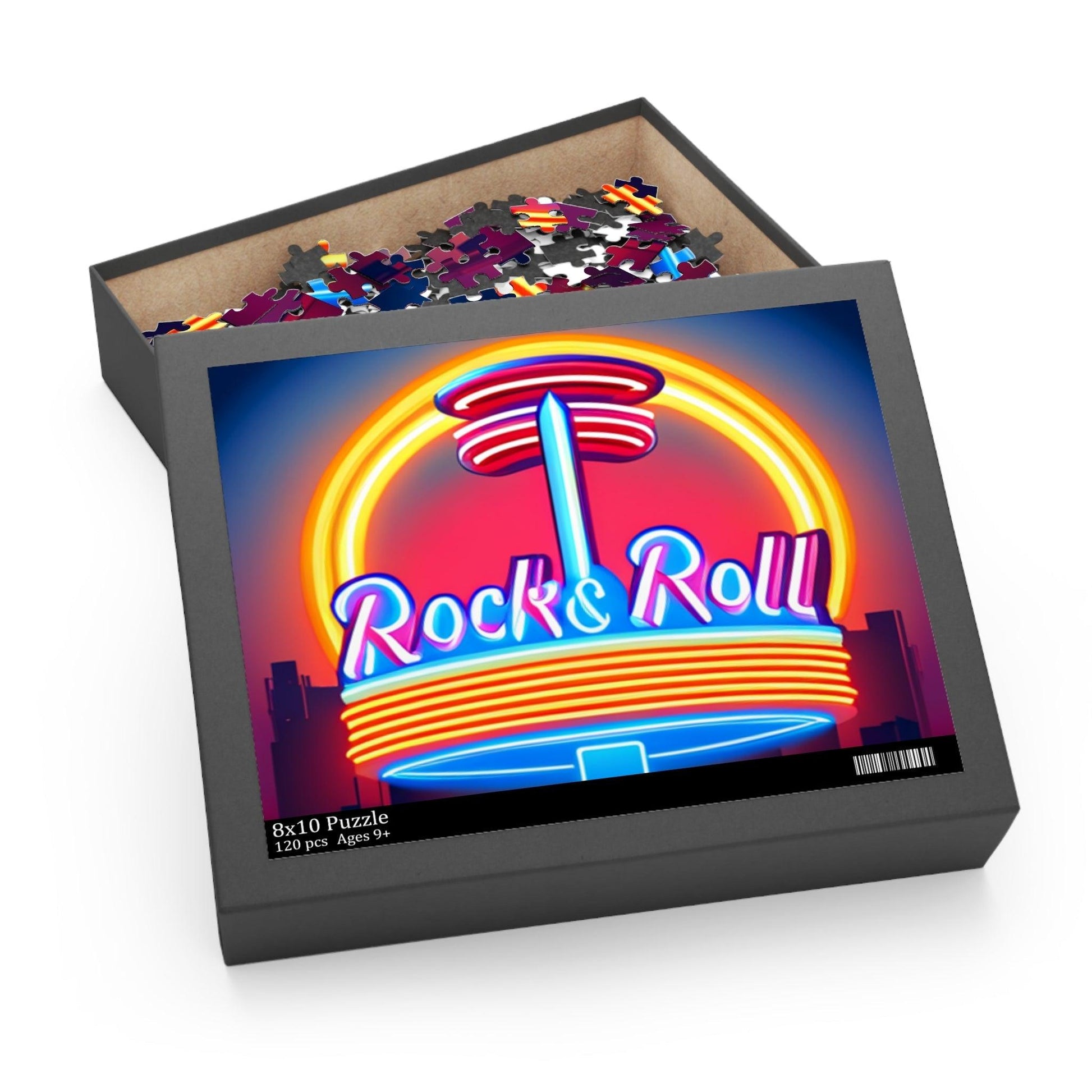 Rock & Roll Diner Puzzle (120, 252, 500-Piece) - Lizard Vigilante