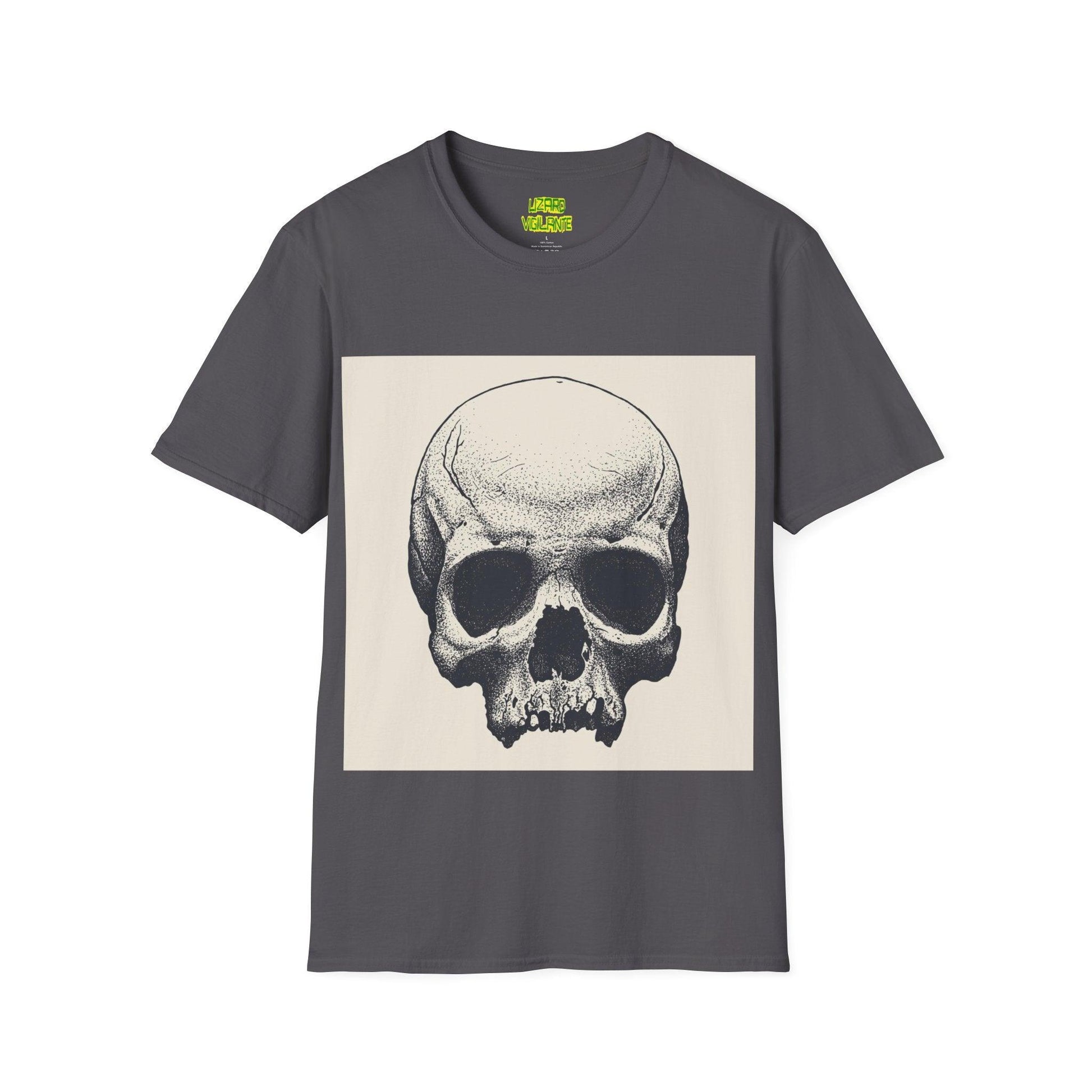 Skull No Jawbone Unisex Softstyle T-Shirt - Lizard Vigilante