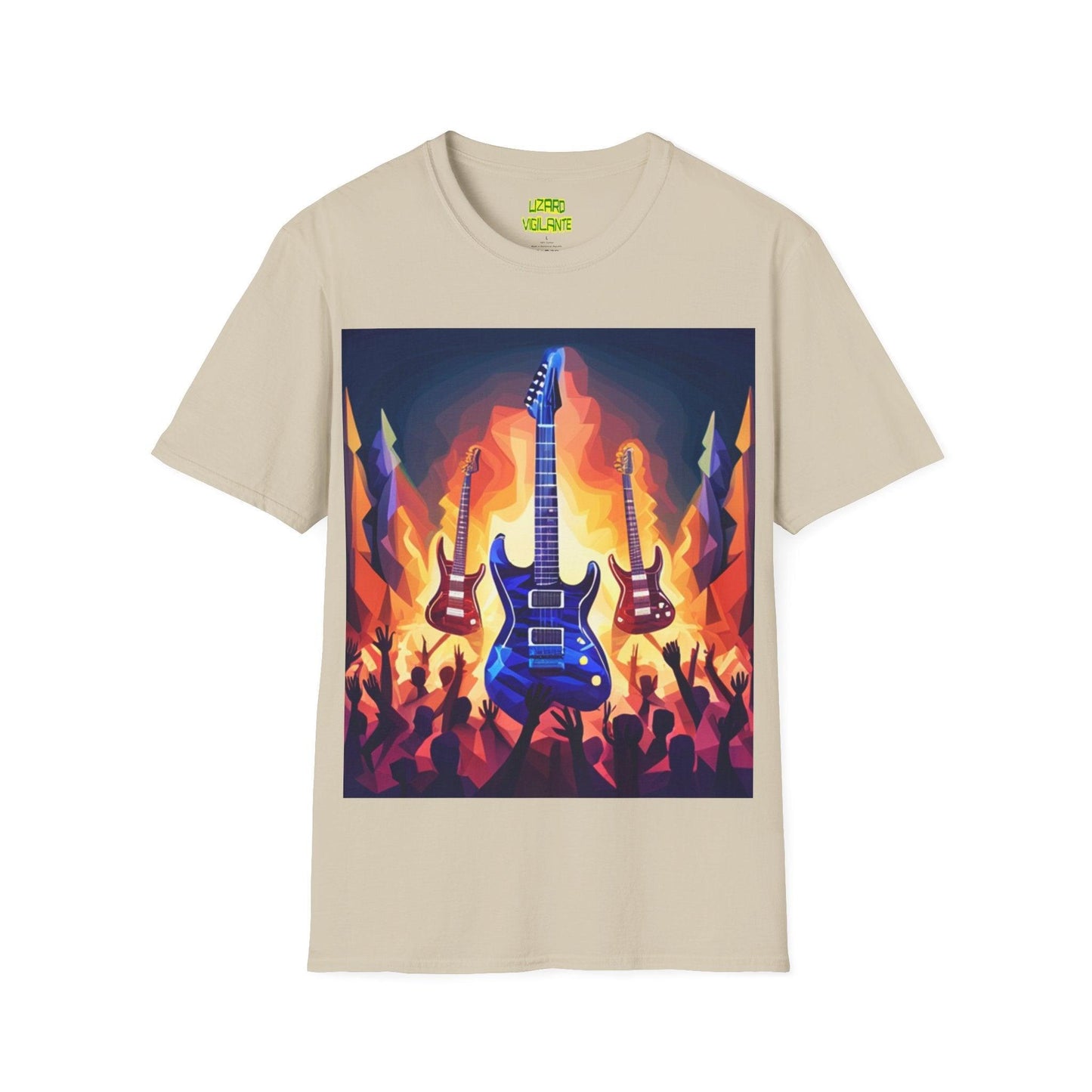 Concert Hero Guitars Unisex Softstyle T-Shirt - Lizard Vigilante