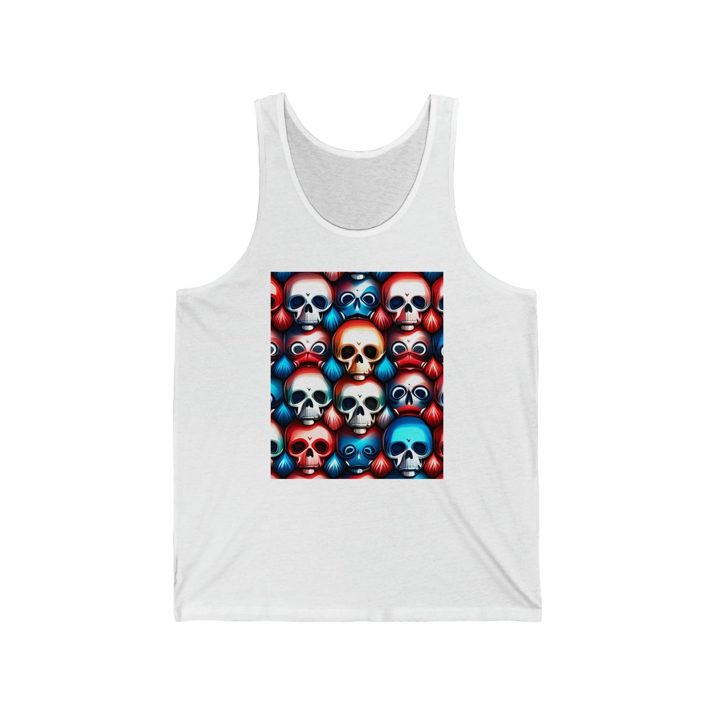 RWB Skulls Unisex Jersey Tank - Lizard Vigilante