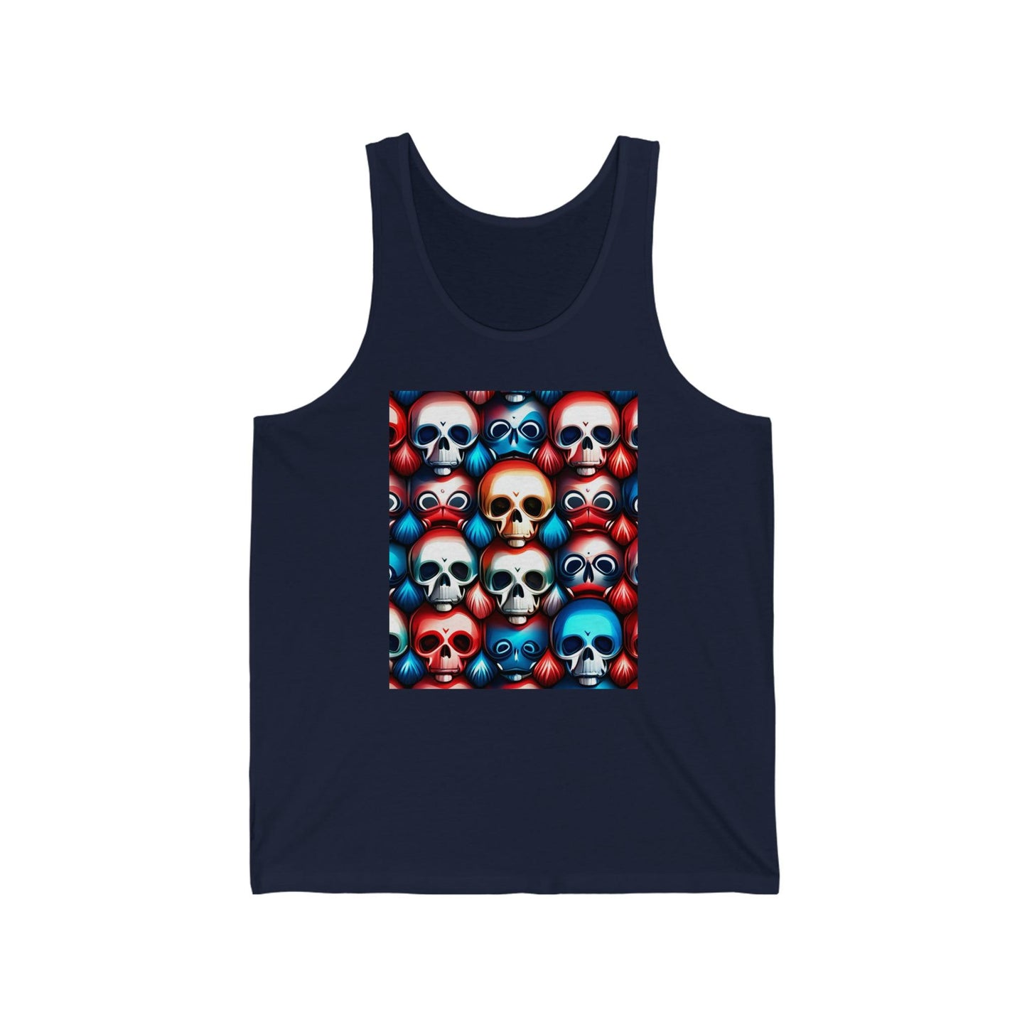 RWB Skulls Unisex Jersey Tank - Lizard Vigilante