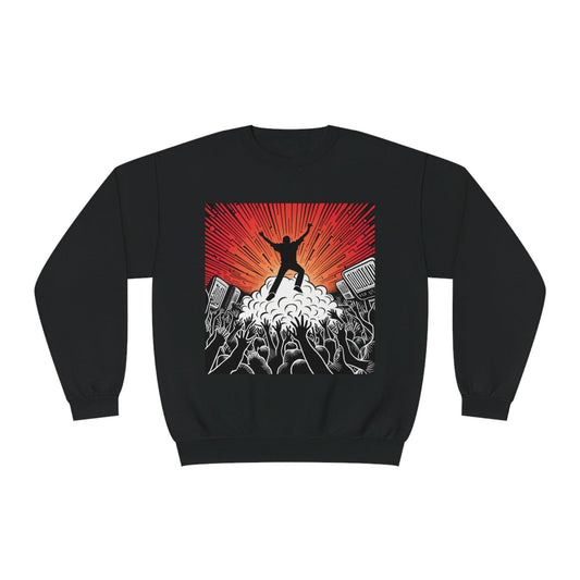 Metal Concert Unisex NuBlend® Crewneck Sweatshirt - Lizard Vigilante