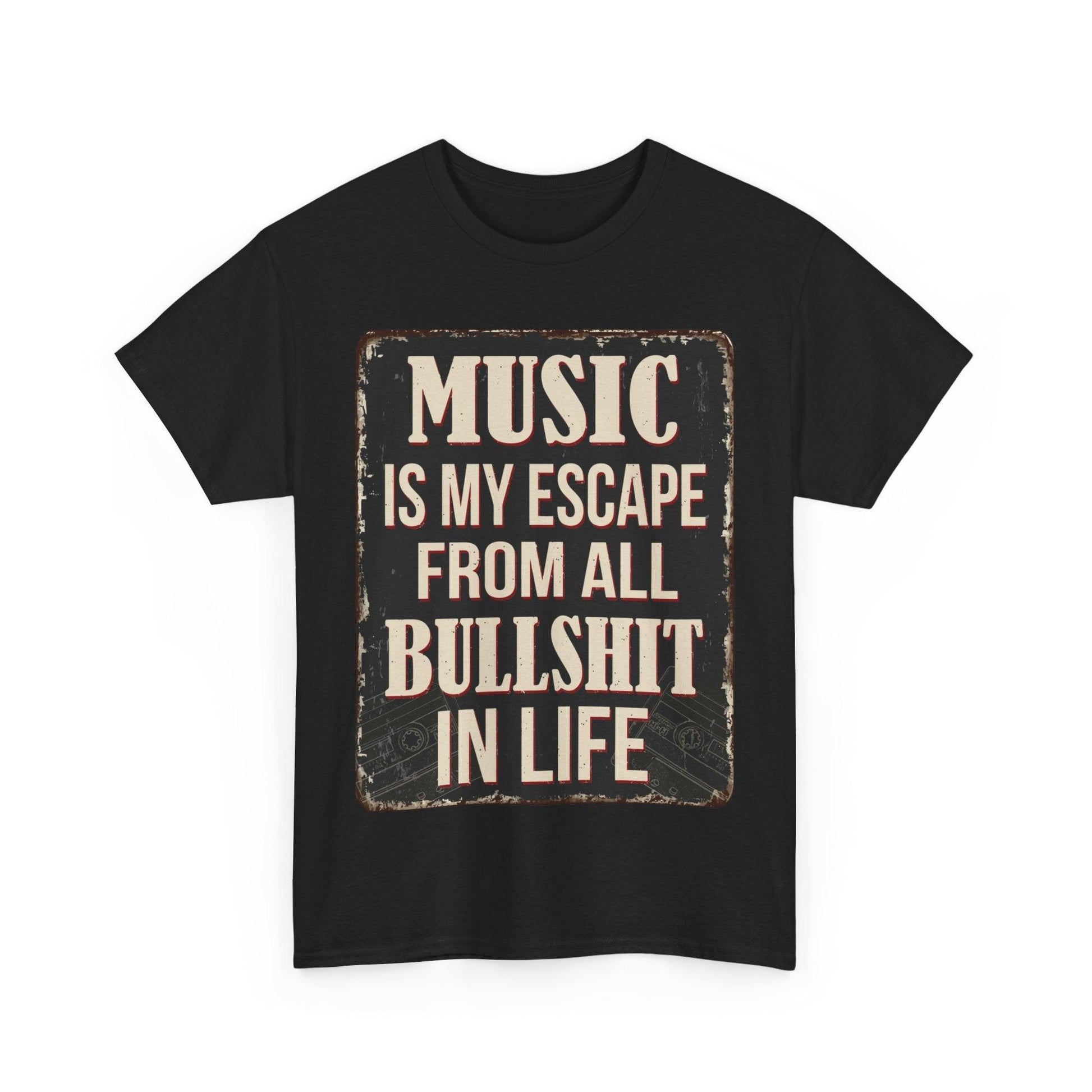 Music Escape Unisex Heavy Cotton Tee - Lizard Vigilante