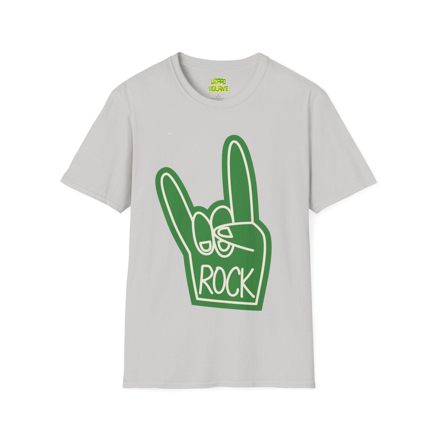 Rock Hand Sign Unisex Softstyle T-Shirt - Lizard Vigilante