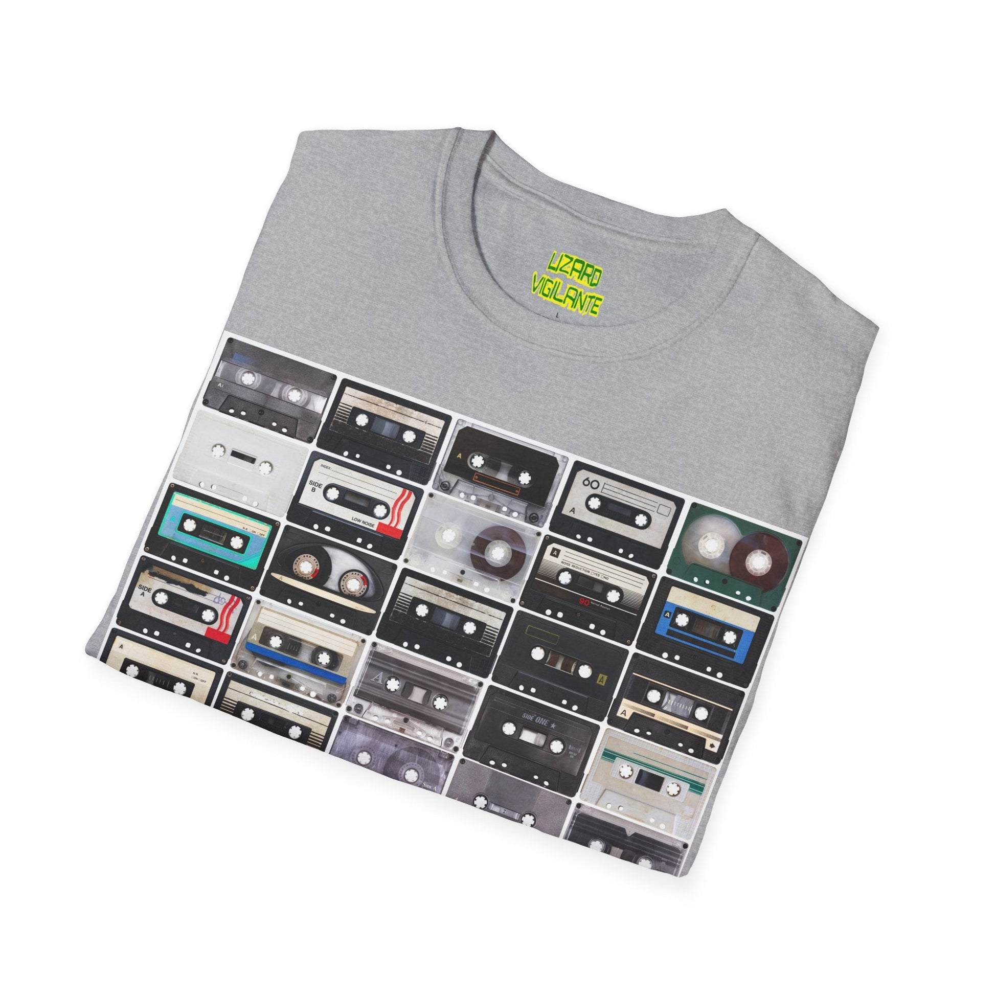 Cassettes Unisex Softstyle T-Shirt - Lizard Vigilante