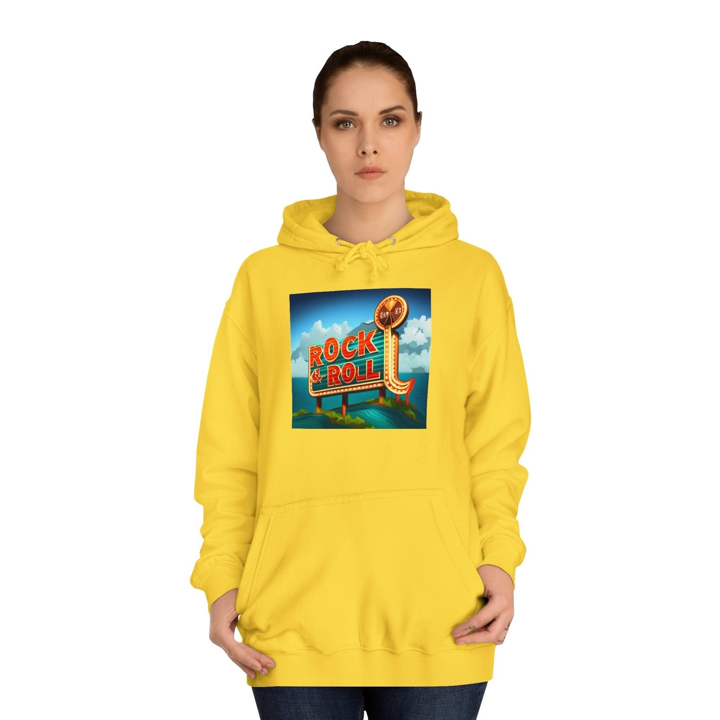 Rock & Roll Casino Unisex College Hoodie - Lizard Vigilante