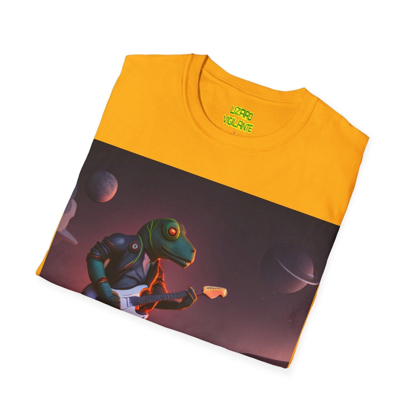 LIZARD VIGILANTE Spaceman Unisex Softstyle T-Shirt - Lizard Vigilante