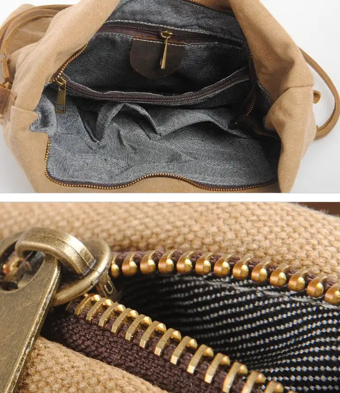 Crossbody retro art cloth bag