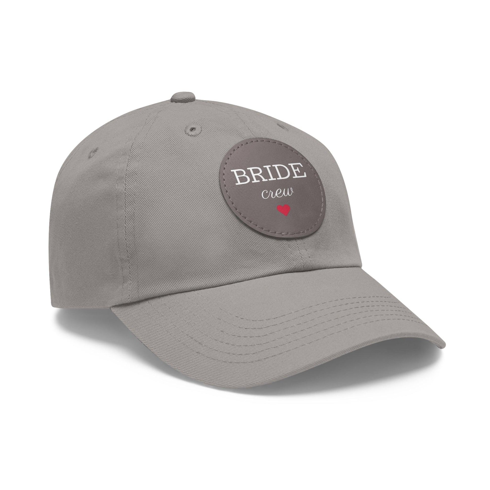 Bride Crew Dad Hat with Leather Patch (Round) - Lizard Vigilante