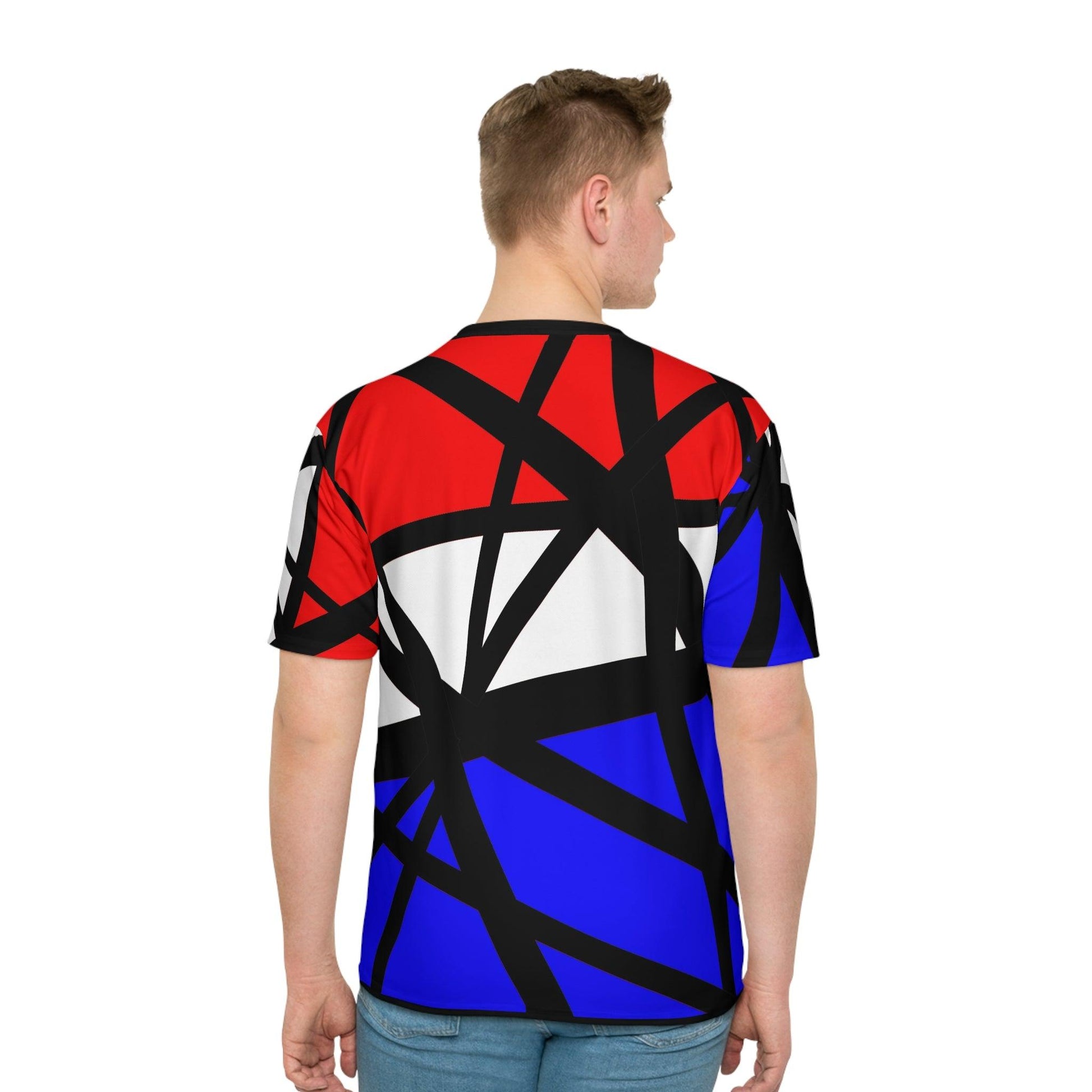 VH 4 Men's USA Flag Loose T-shirt - Premium All Over Prints from Printify - Just $26.99! Shop now at Lizard Vigilante