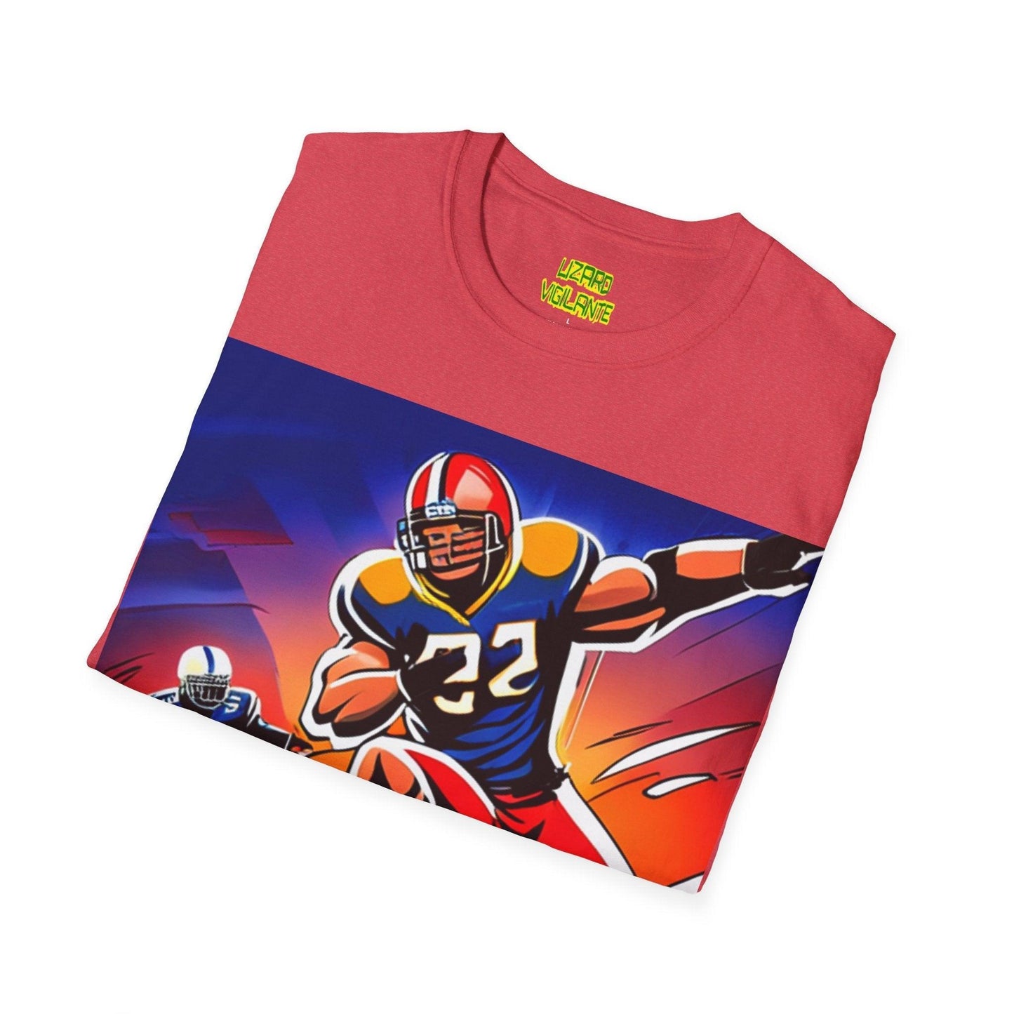 American Football Players Unisex Softstyle T-Shirt - Lizard Vigilante