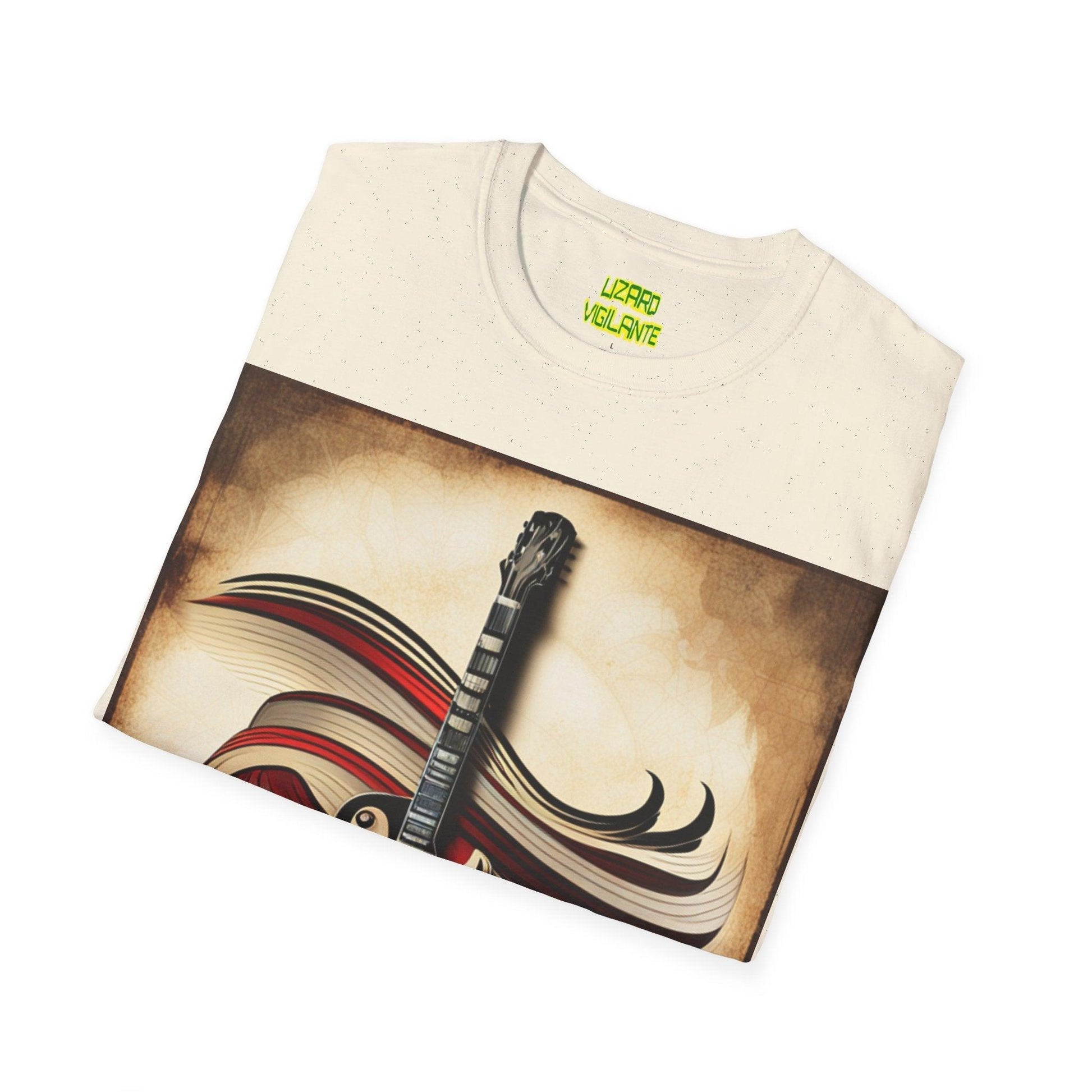 Guit-art Unisex Softstyle T-Shirt - Lizard Vigilante