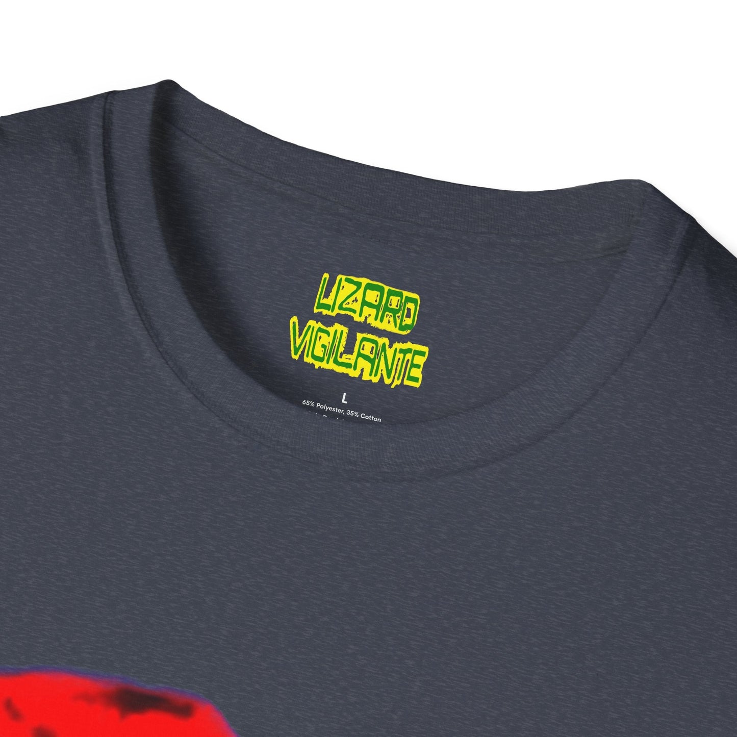 Valentine Heartart Unisex Softstyle T-Shirt - Lizard Vigilante