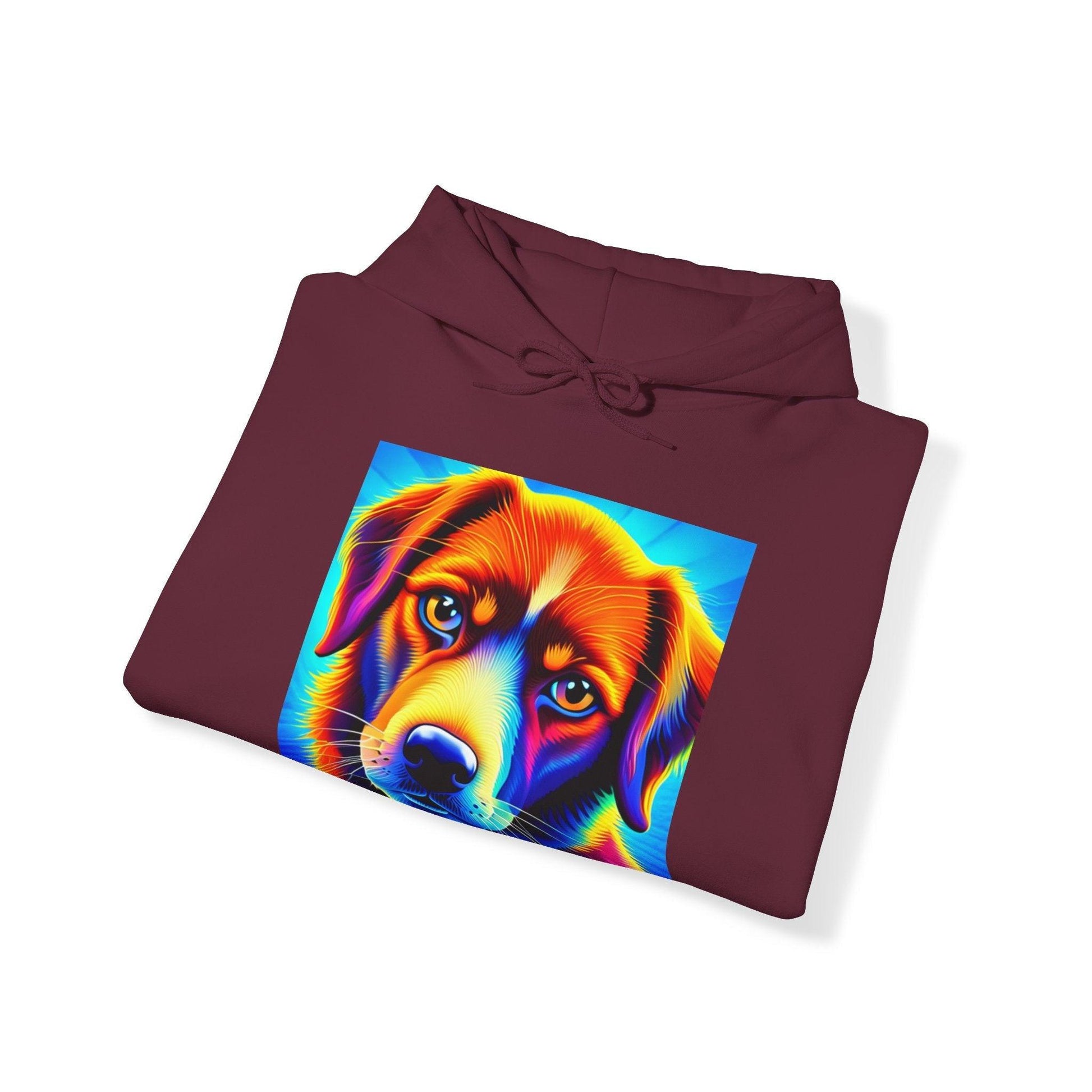 Prism Dog Unisex Heavy Blend™ Hooded Sweatshirt - Lizard Vigilante