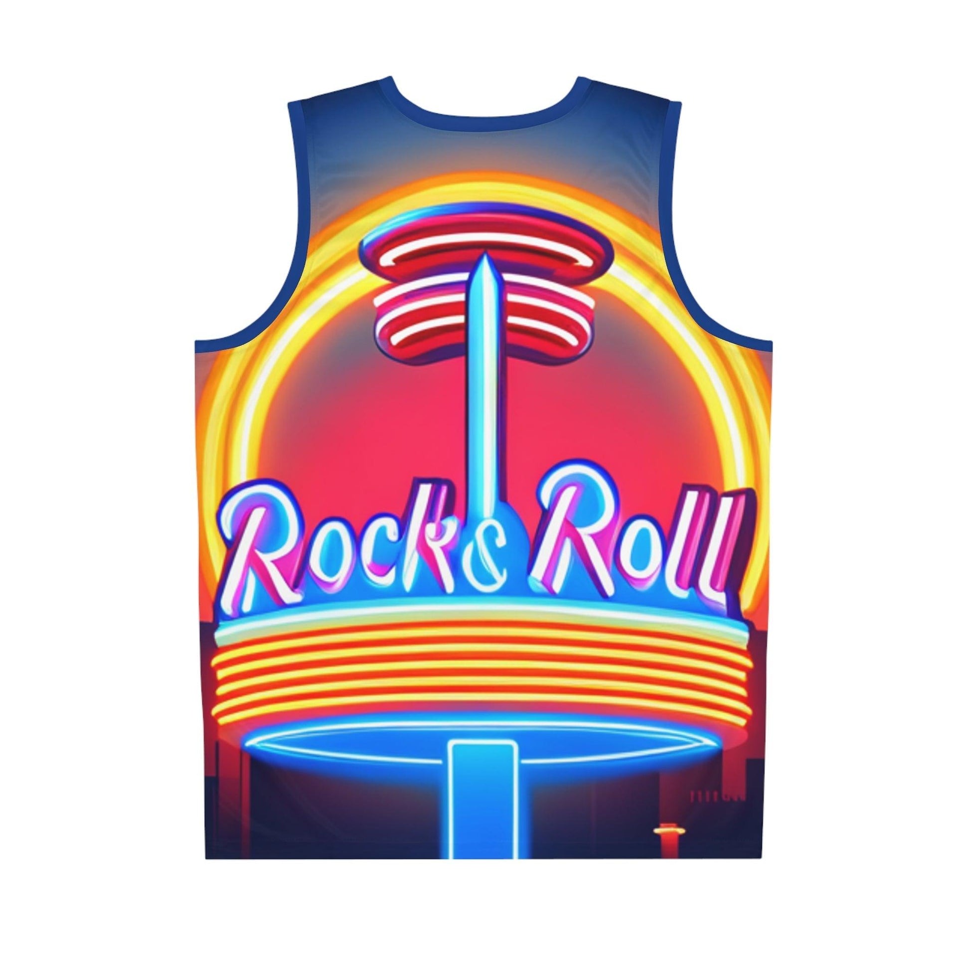 Rock & Roll Diner Basketball Jersey - Lizard Vigilante